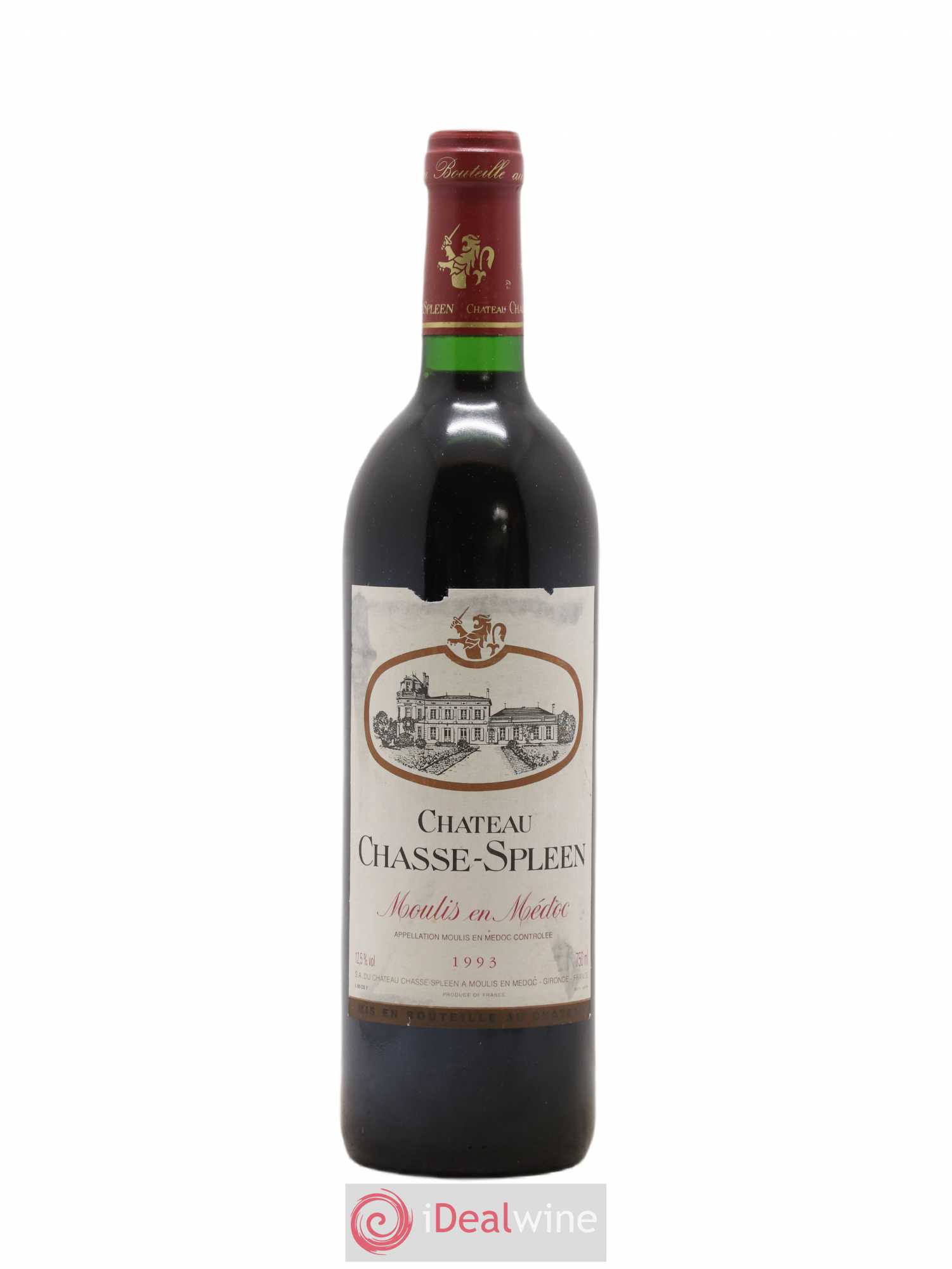 Château Chasse Spleen 1993 - Lot de 1 bouteille - 0