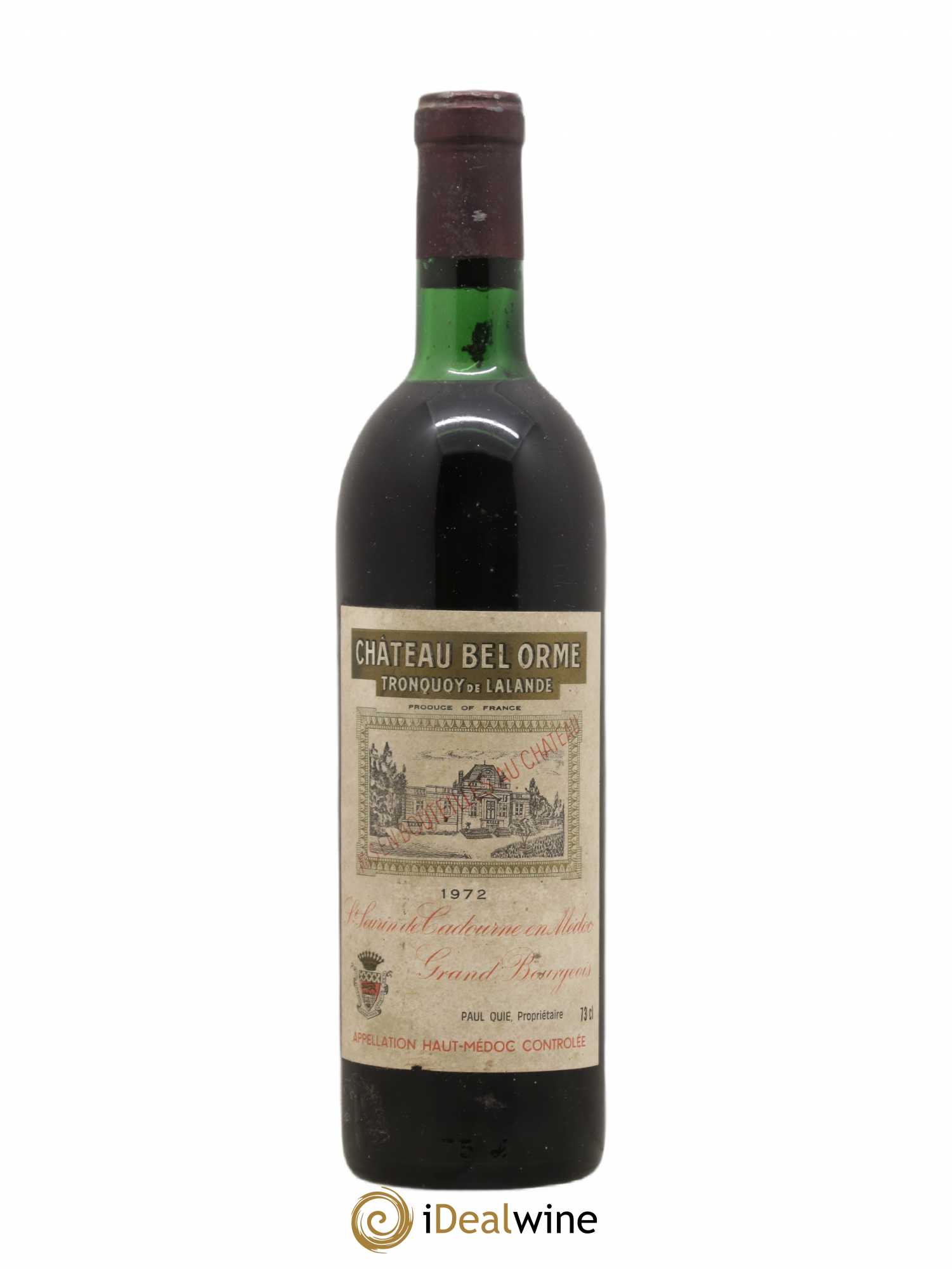 Château Bel Orme Tronquoy de Lalande Cru Bourgeois 1972 - Lotto di 1 bottiglia - 0