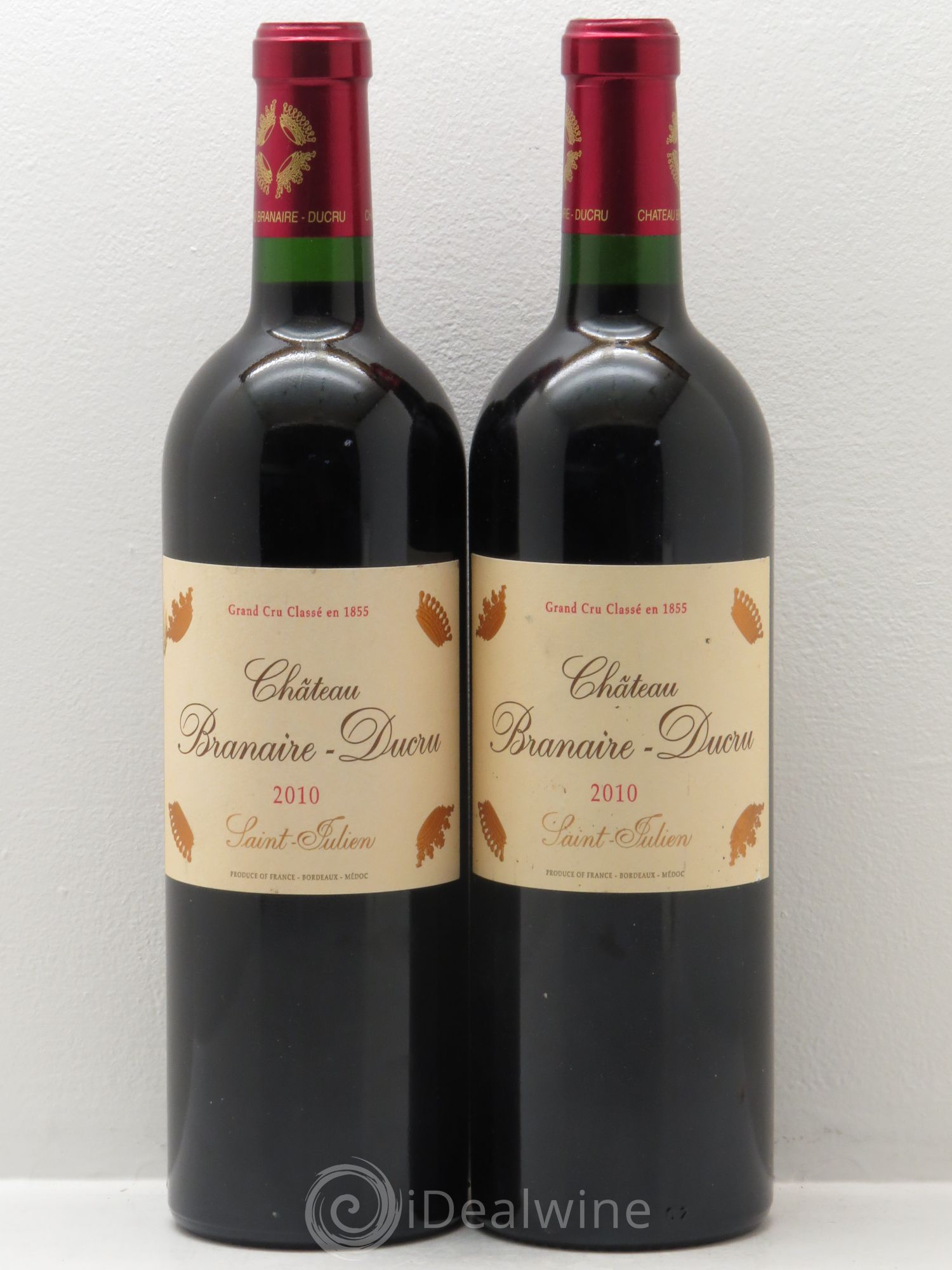 Château Branaire Ducru 4ème Grand Cru Classé 2010 - Lot de 2 bouteilles - 0
