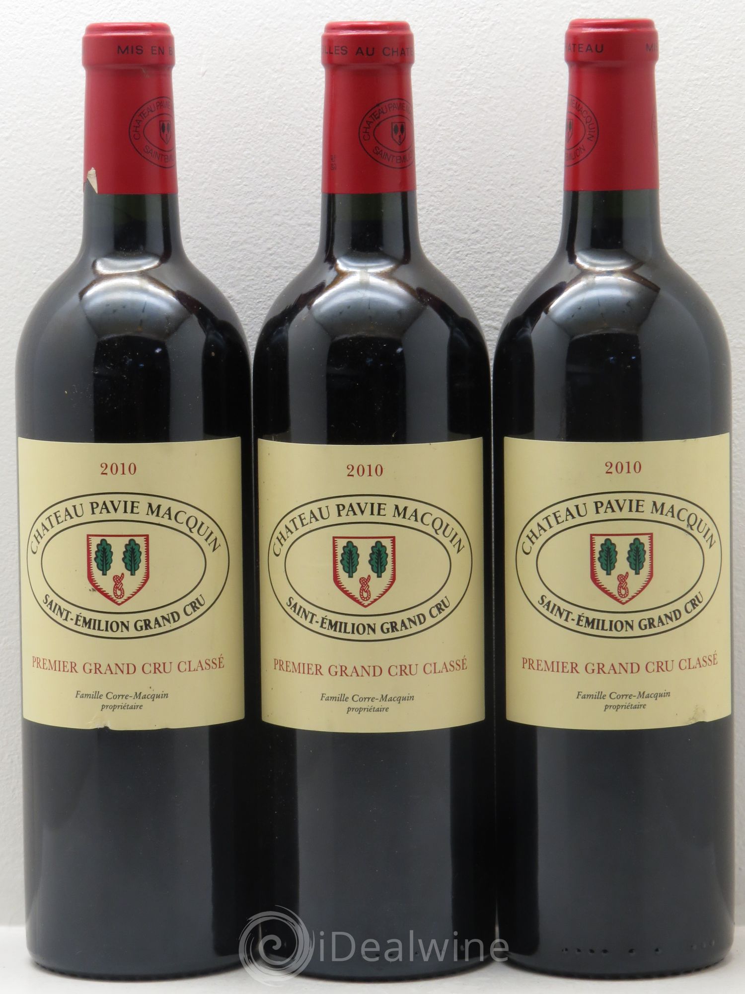 Château Pavie Macquin 1er Grand Cru Classé B 2010 - Lot de 3 bouteilles - 0