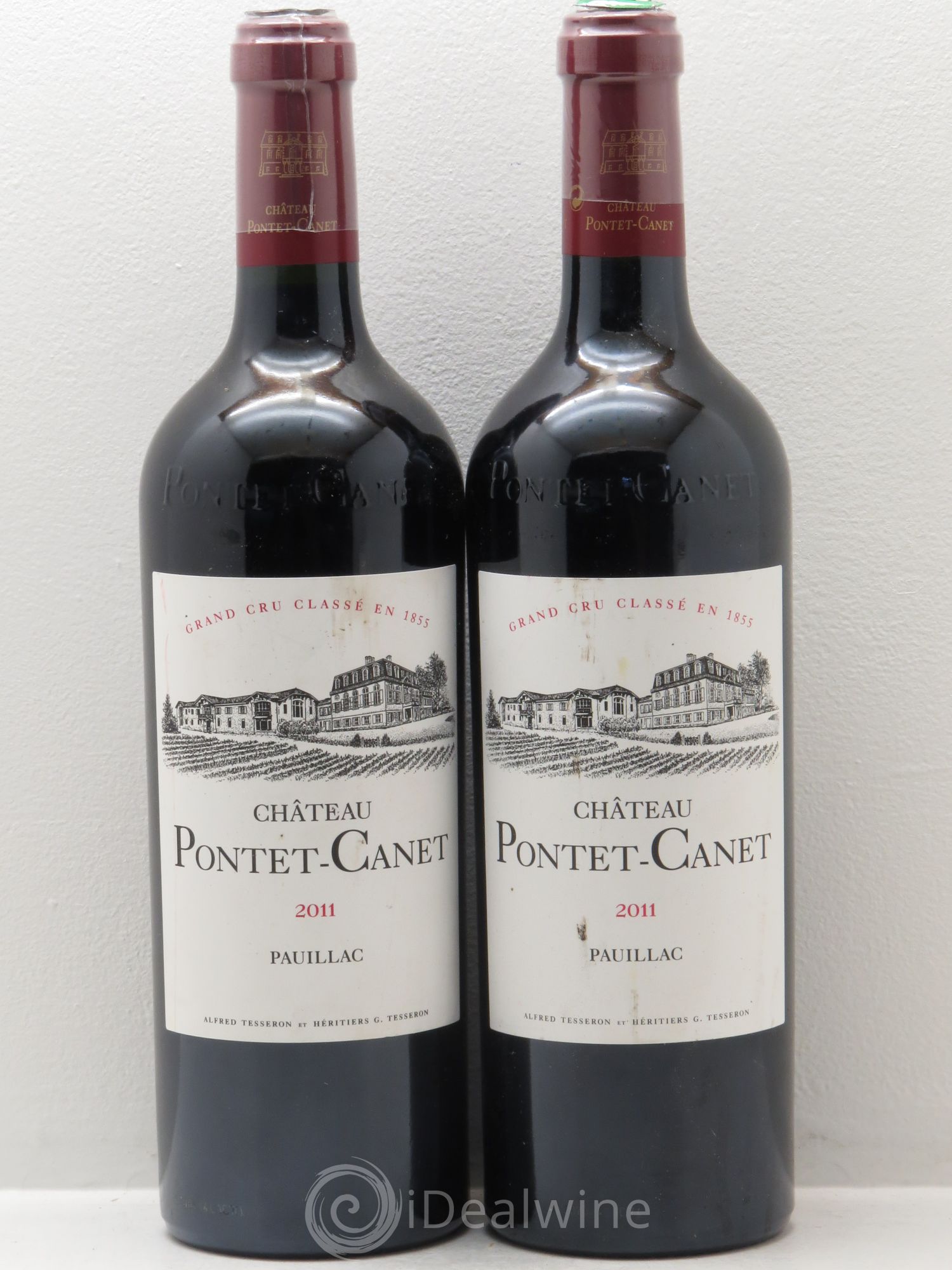 Château Pontet Canet 5ème Grand Cru Classé 2011 - Lot de 2 bouteilles - 0
