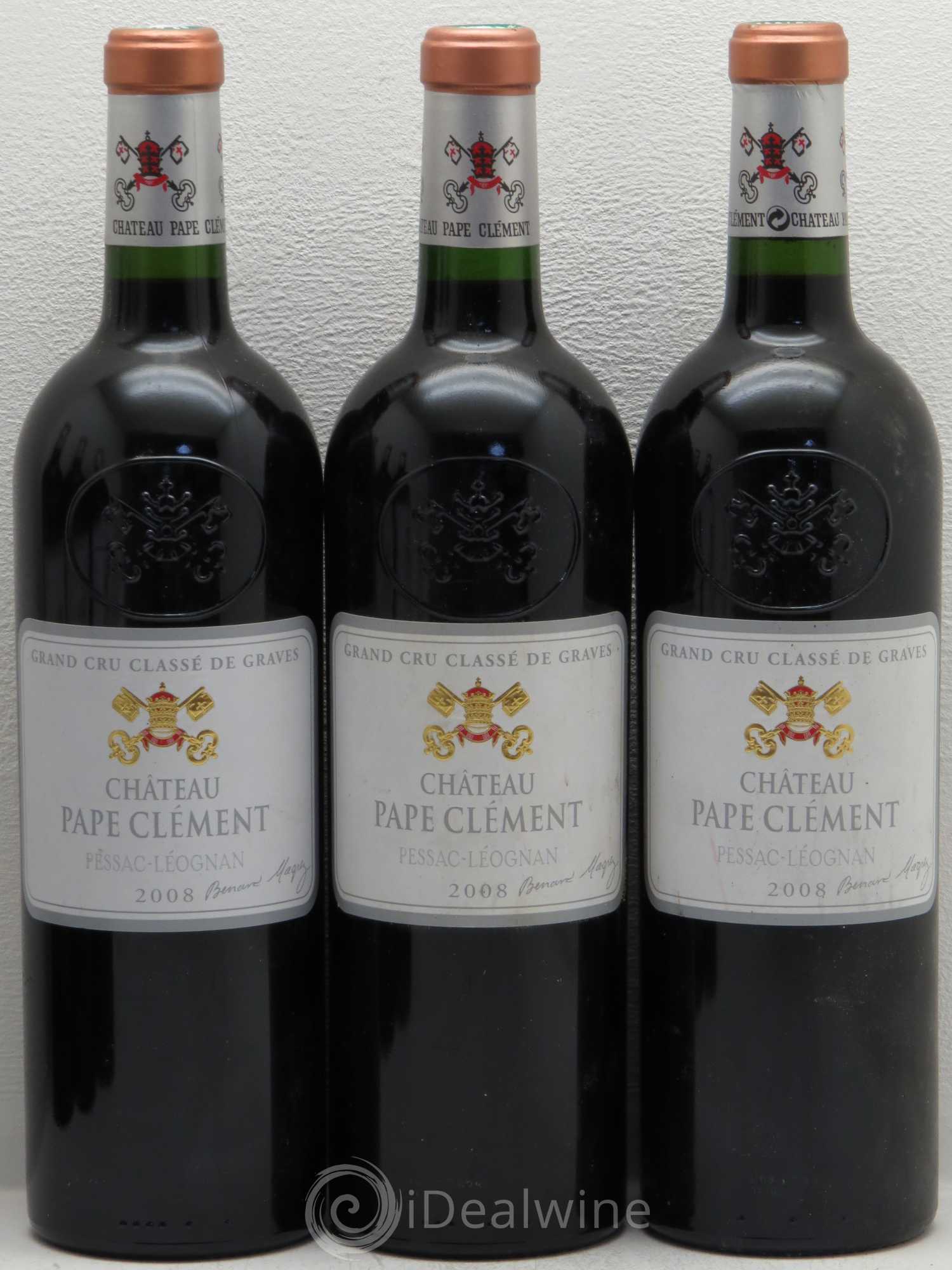 Château Pape Clément Cru Classé de Graves 2008 - Lot de 6 bouteilles - 1