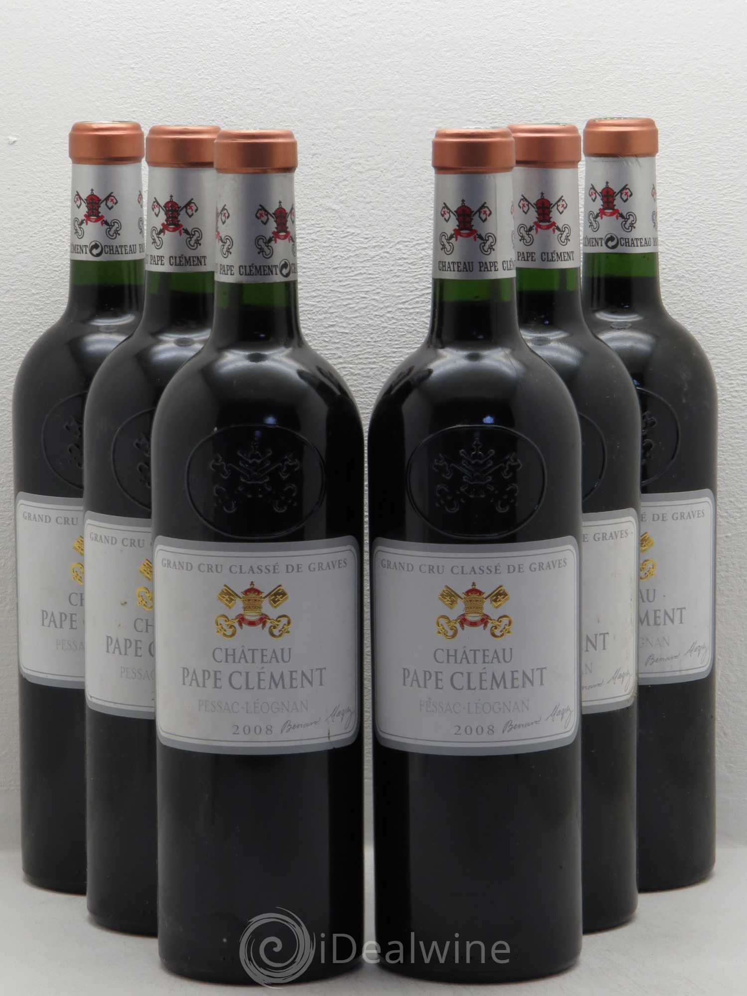 Château Pape Clément Cru Classé de Graves 2008 - Lot de 6 bouteilles - 0