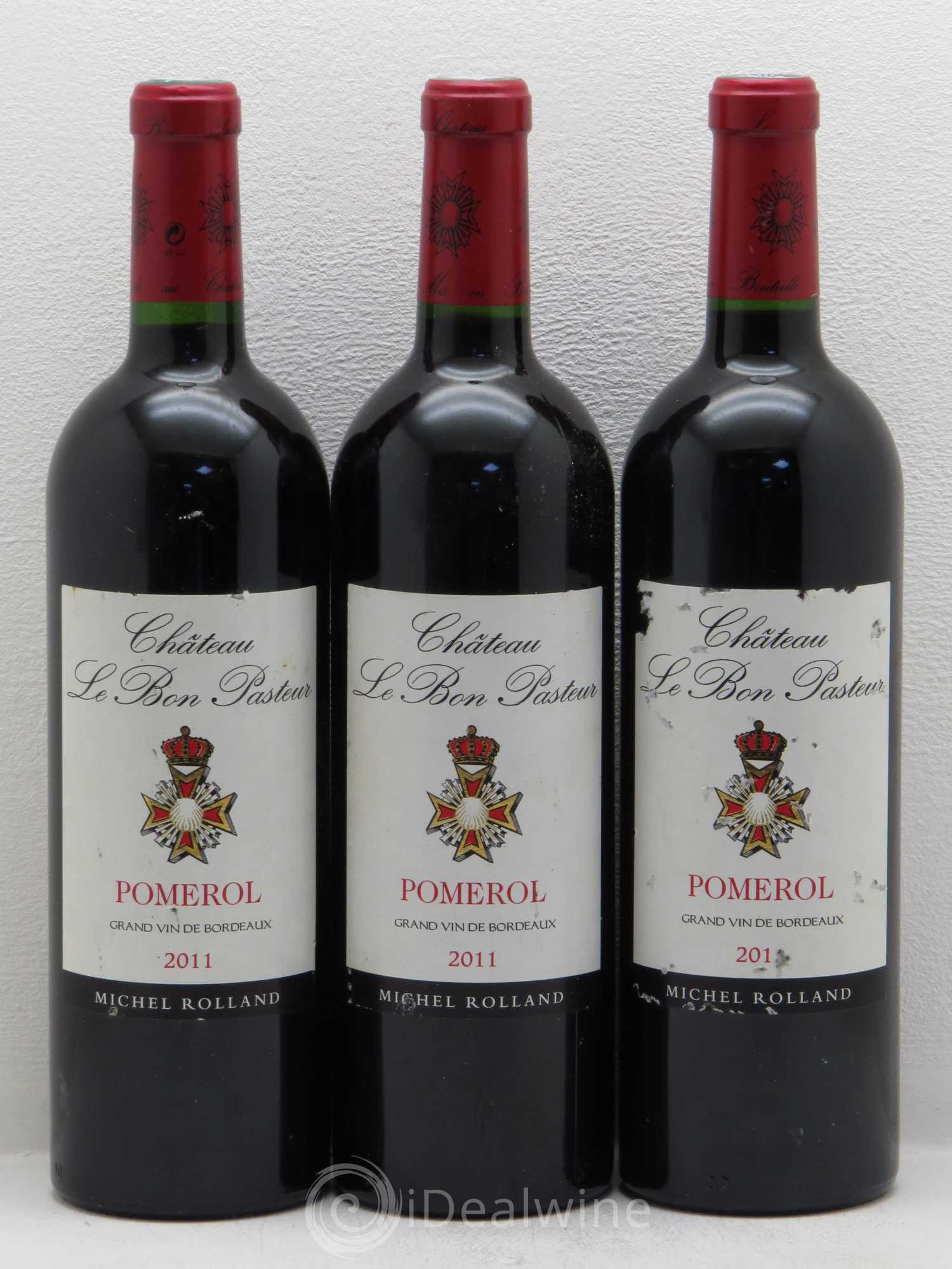 Château le Bon Pasteur 2011 - Lot de 3 bouteilles - 0