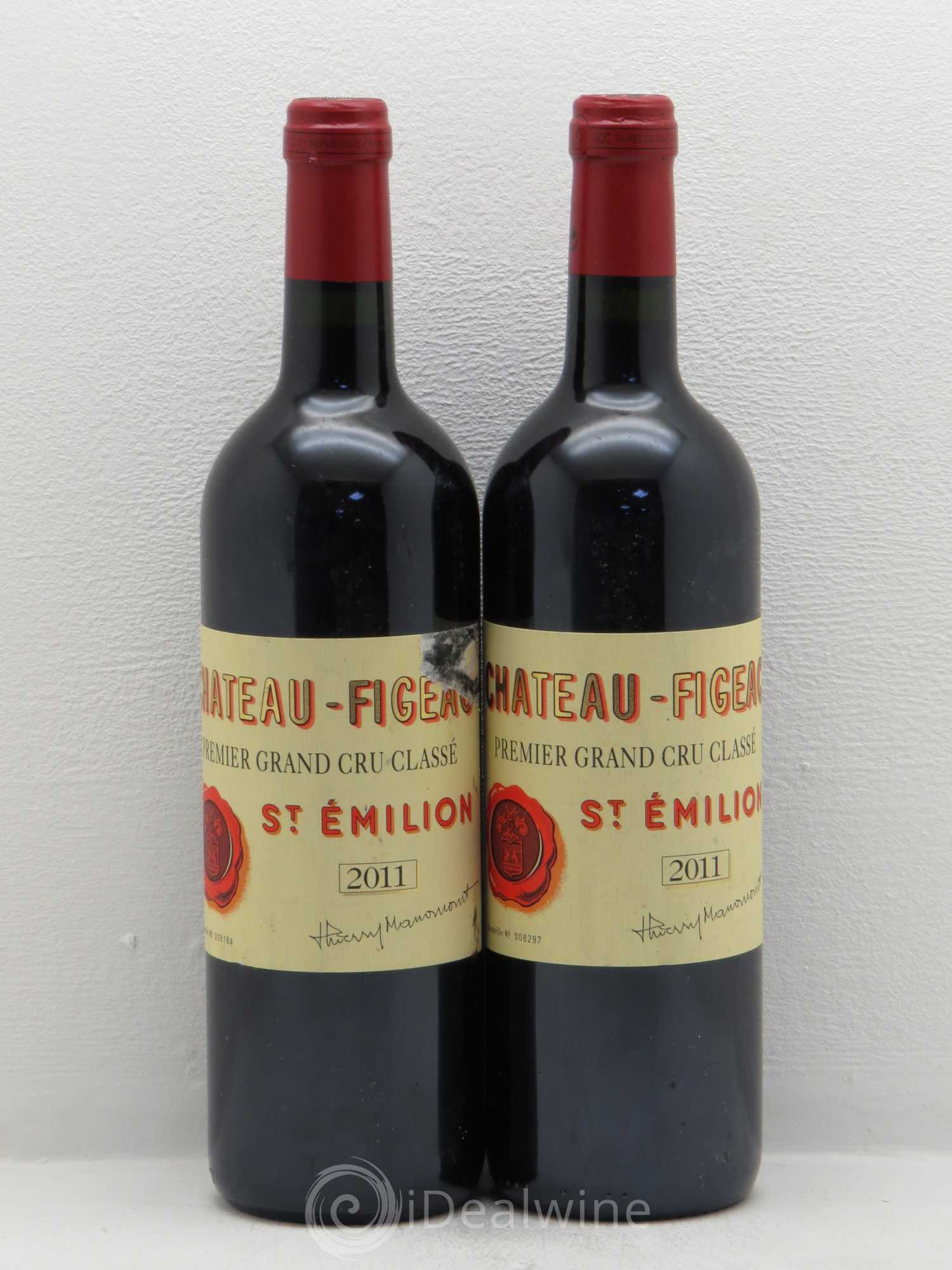 Château Figeac 1er Grand Cru Classé A 2011 - Lot de 2 bouteilles - 0