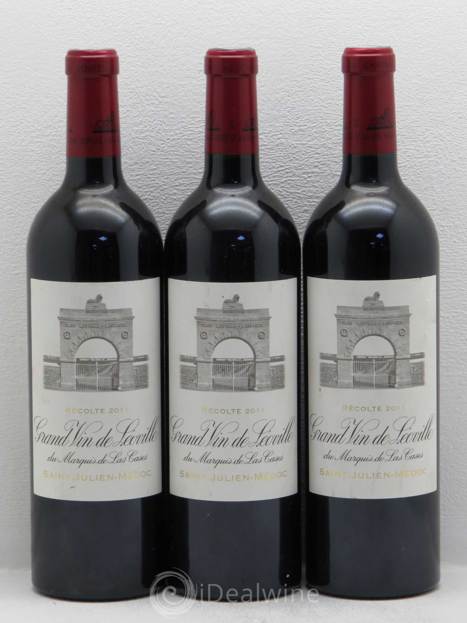 Château Léoville Las Cases 2ème Grand Cru Classé 2011 - Lot de 3 bouteilles - 0