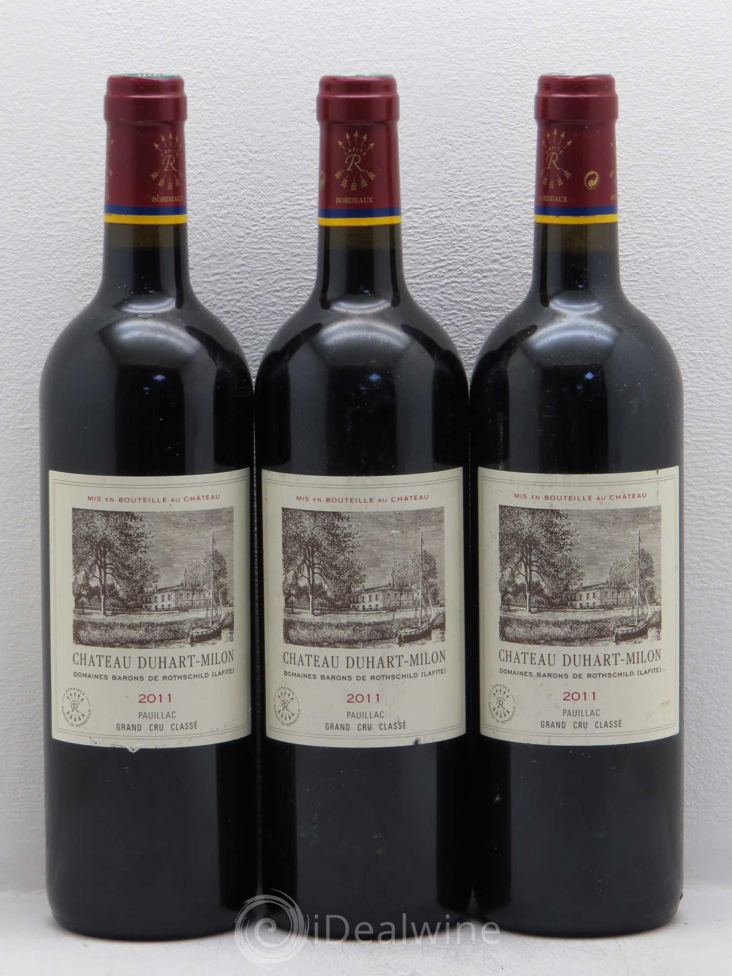 Château Duhart-Milon 4ème Grand Cru Classé 2011 - Lot de 3 bouteilles - 0