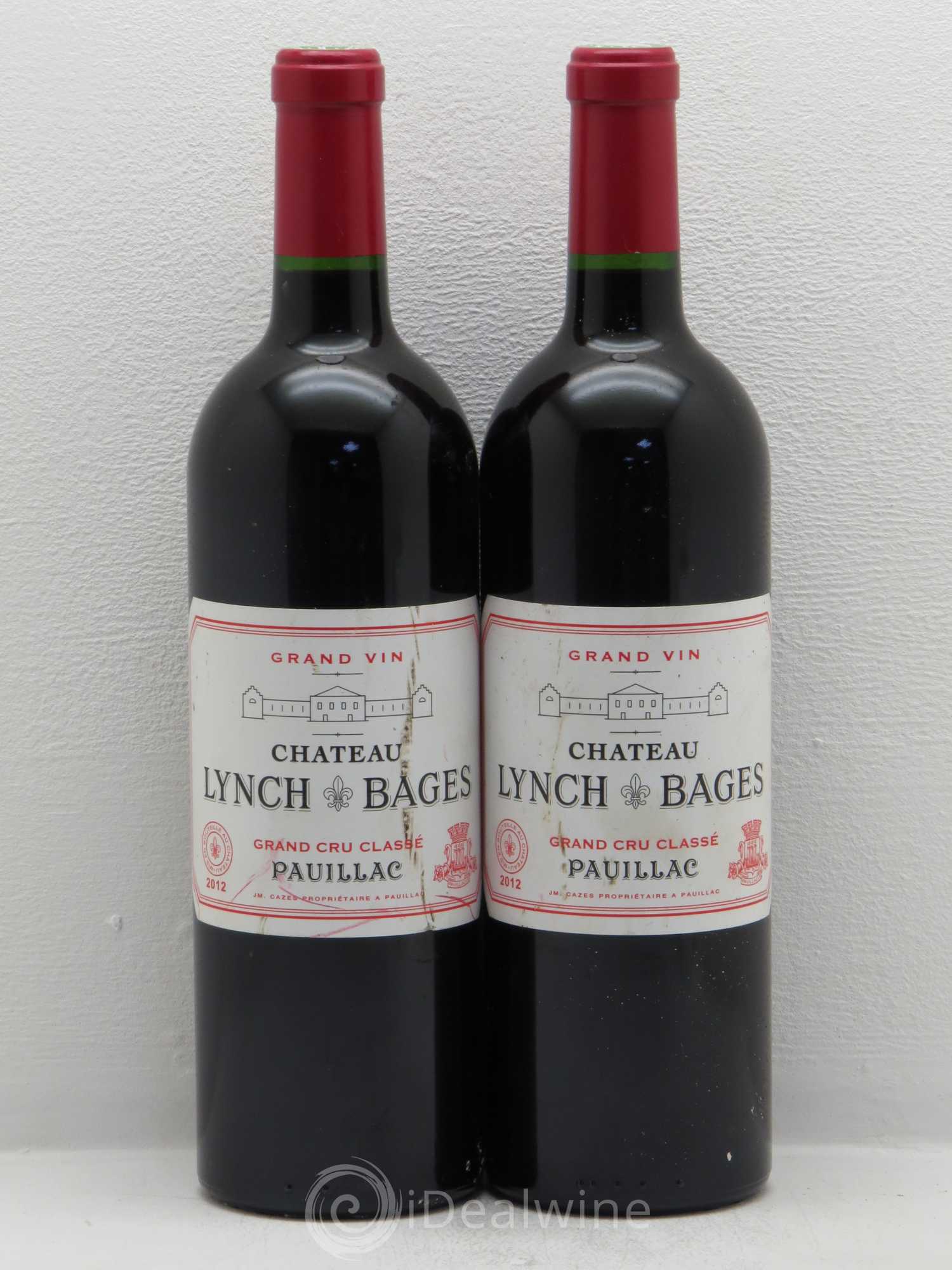 Château Lynch Bages 5ème Grand Cru Classé 2012 - Lot de 2 bouteilles - 0