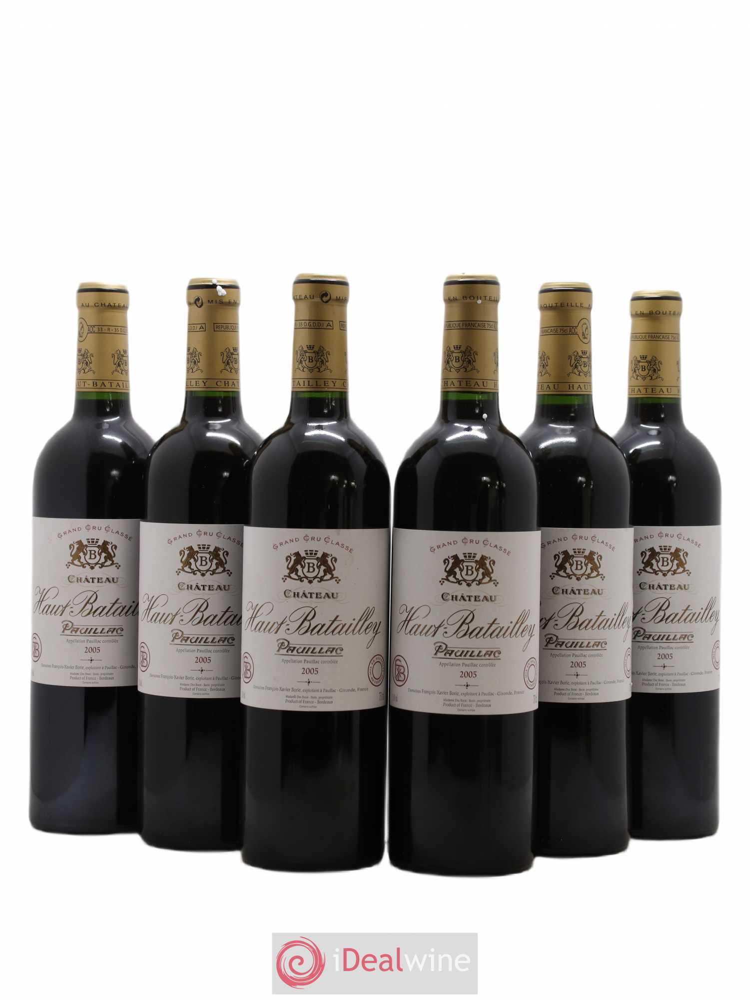 Château Haut Batailley 5ème Grand Cru Classé 2005 - Lot de 6 bouteilles - 0