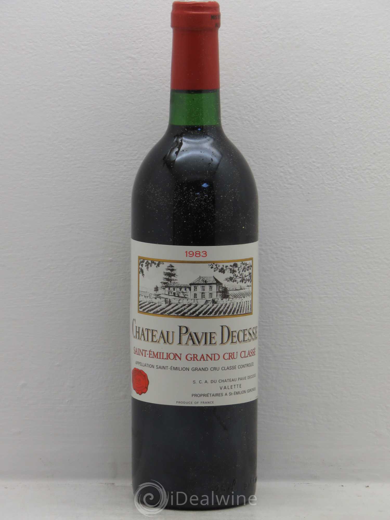 Château Pavie Decesse Grand Cru Classé 1983 - Lot de 12 bouteilles - 0
