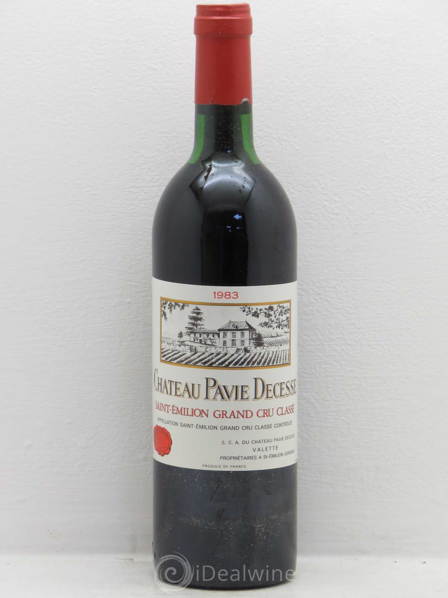 Château Pavie Decesse Grand Cru Classé 1983 - Lot de 12 bouteilles - 0
