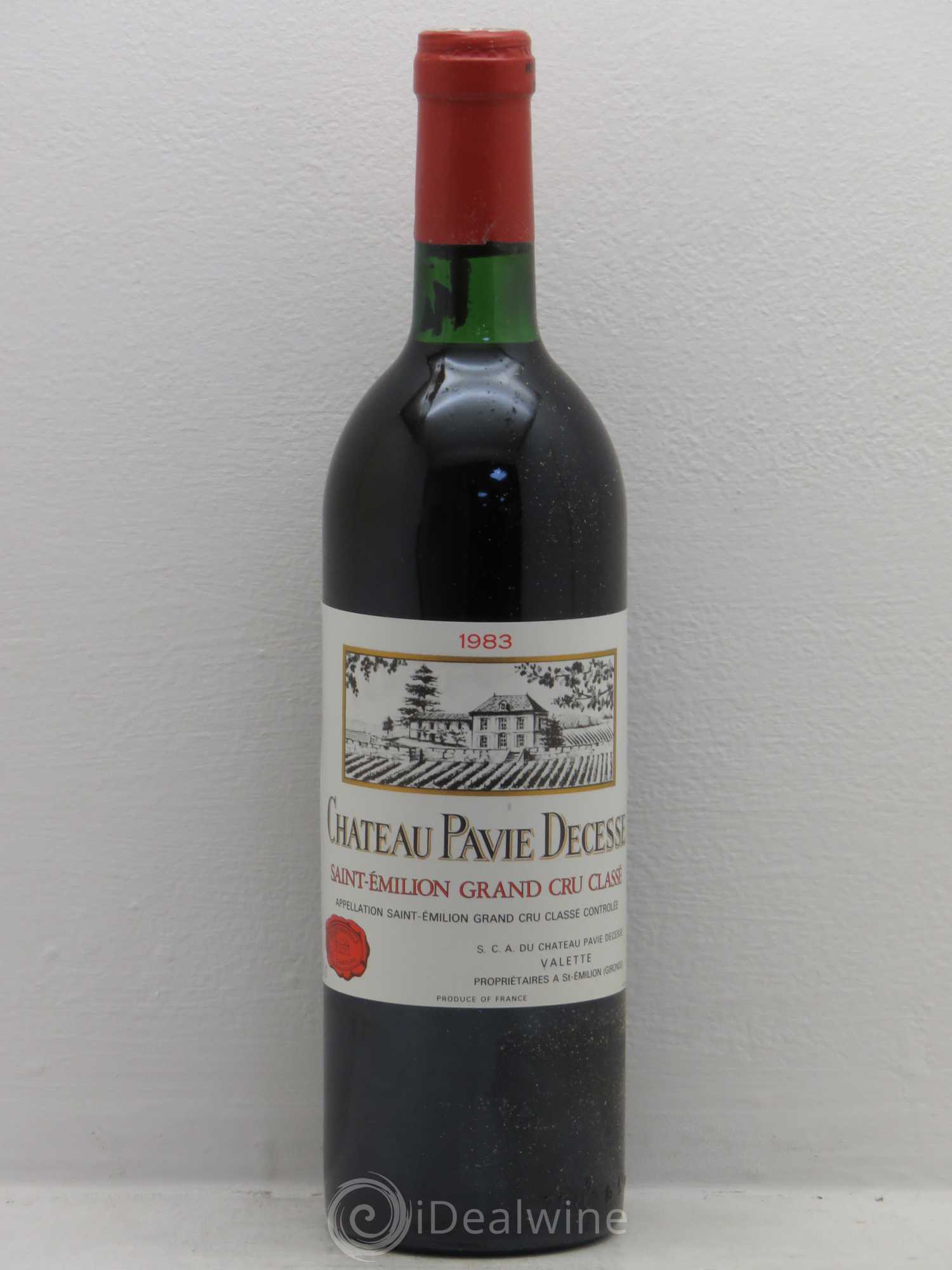 Château Pavie Decesse Grand Cru Classé 1983 - Lot de 1 bouteille - 0