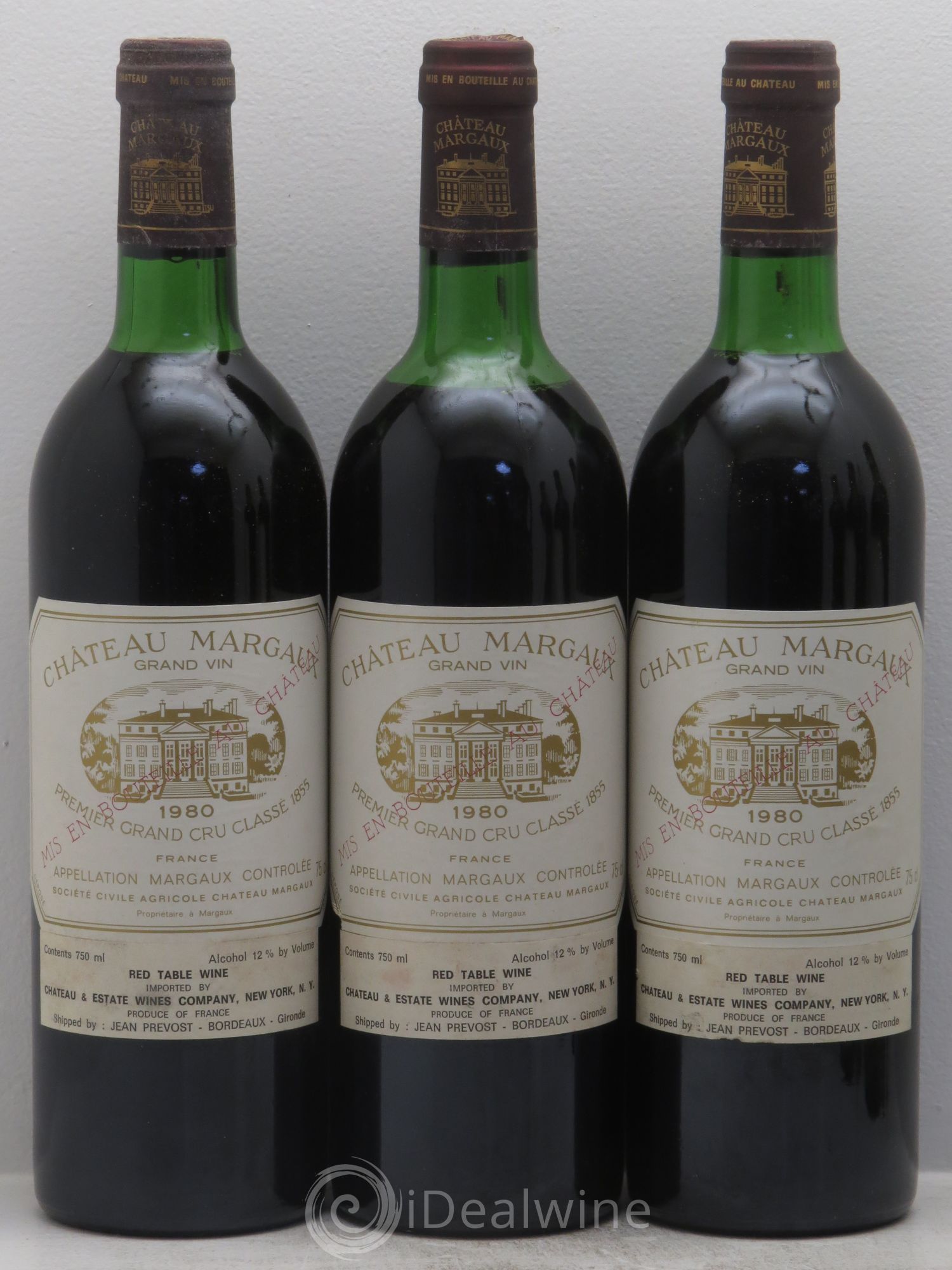 Château Margaux 1er Grand Cru Classé 1980 - Lot de 6 bouteilles - 1