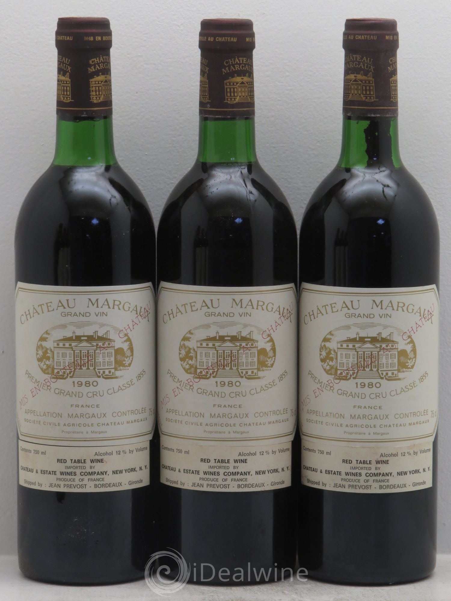 Château Margaux 1er Grand Cru Classé 1980 - Lot de 6 bouteilles - 2