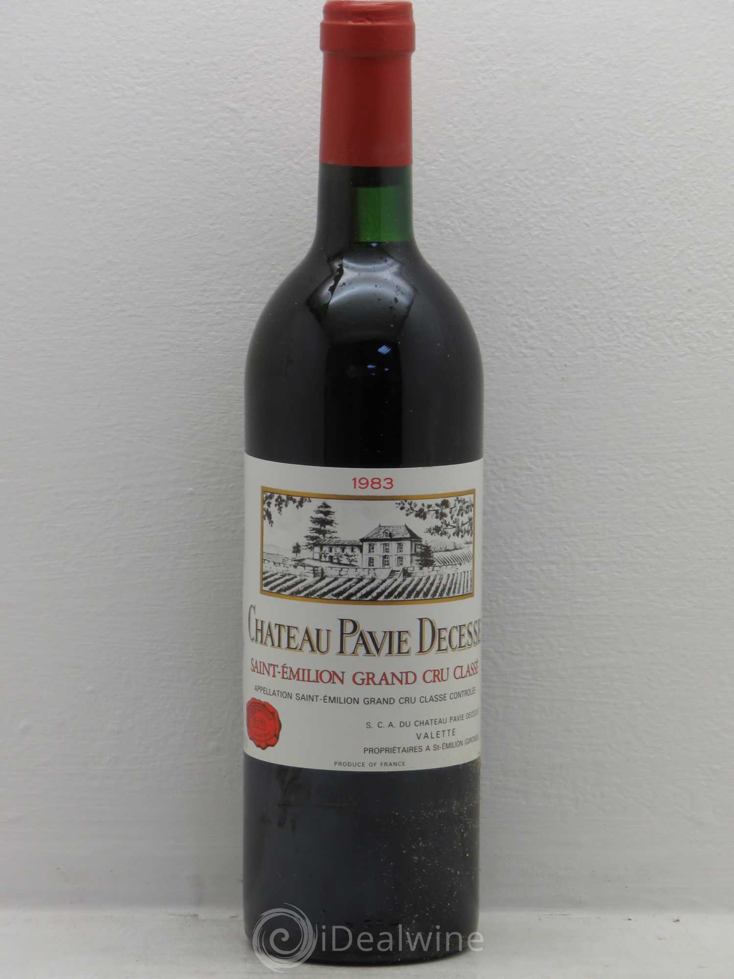Château Pavie Decesse Grand Cru Classé 1983 - Lot de 1 bouteille - 0