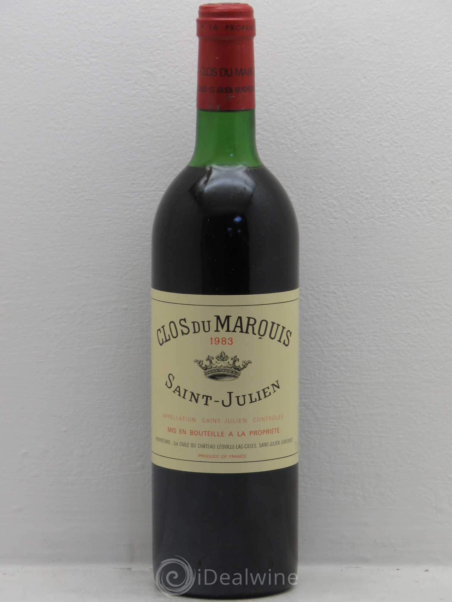Clos du Marquis 1983 - Lot de 12 bouteilles - 0