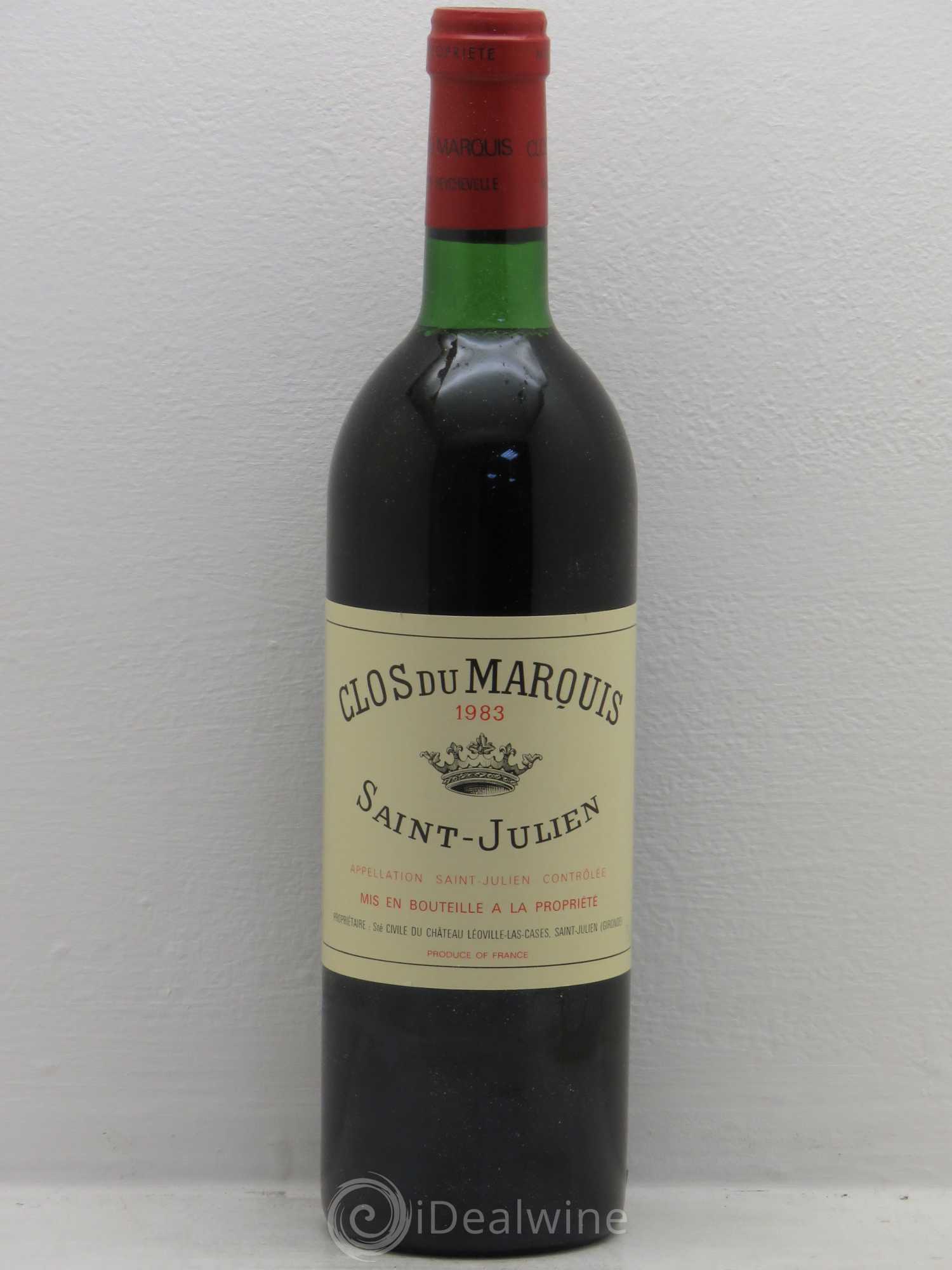 Clos du Marquis (sans prix de réserve) 1983 - Lot de 6 bouteilles - 0