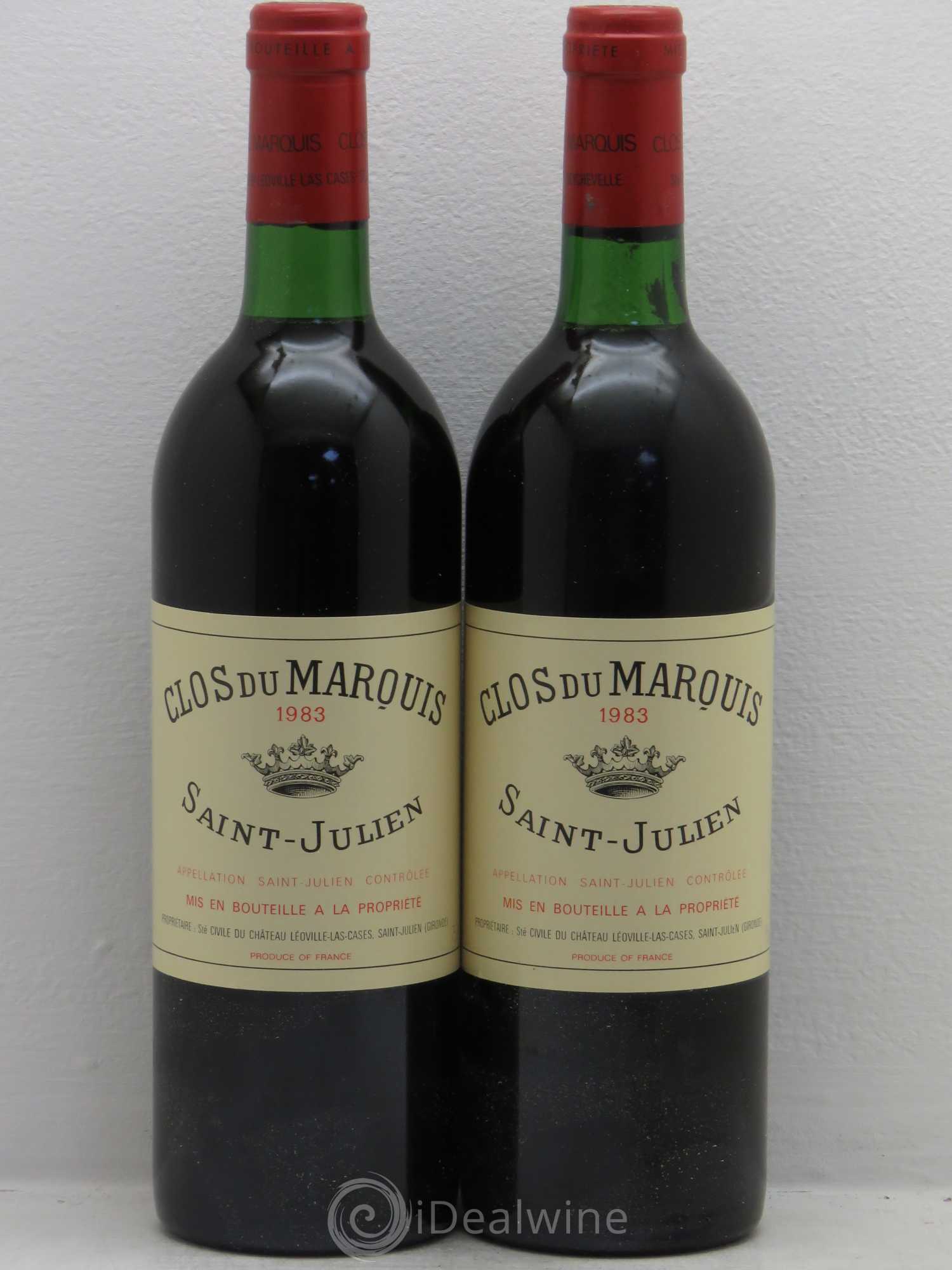 Clos du Marquis 1983 - Lot de 2 bouteilles - 0