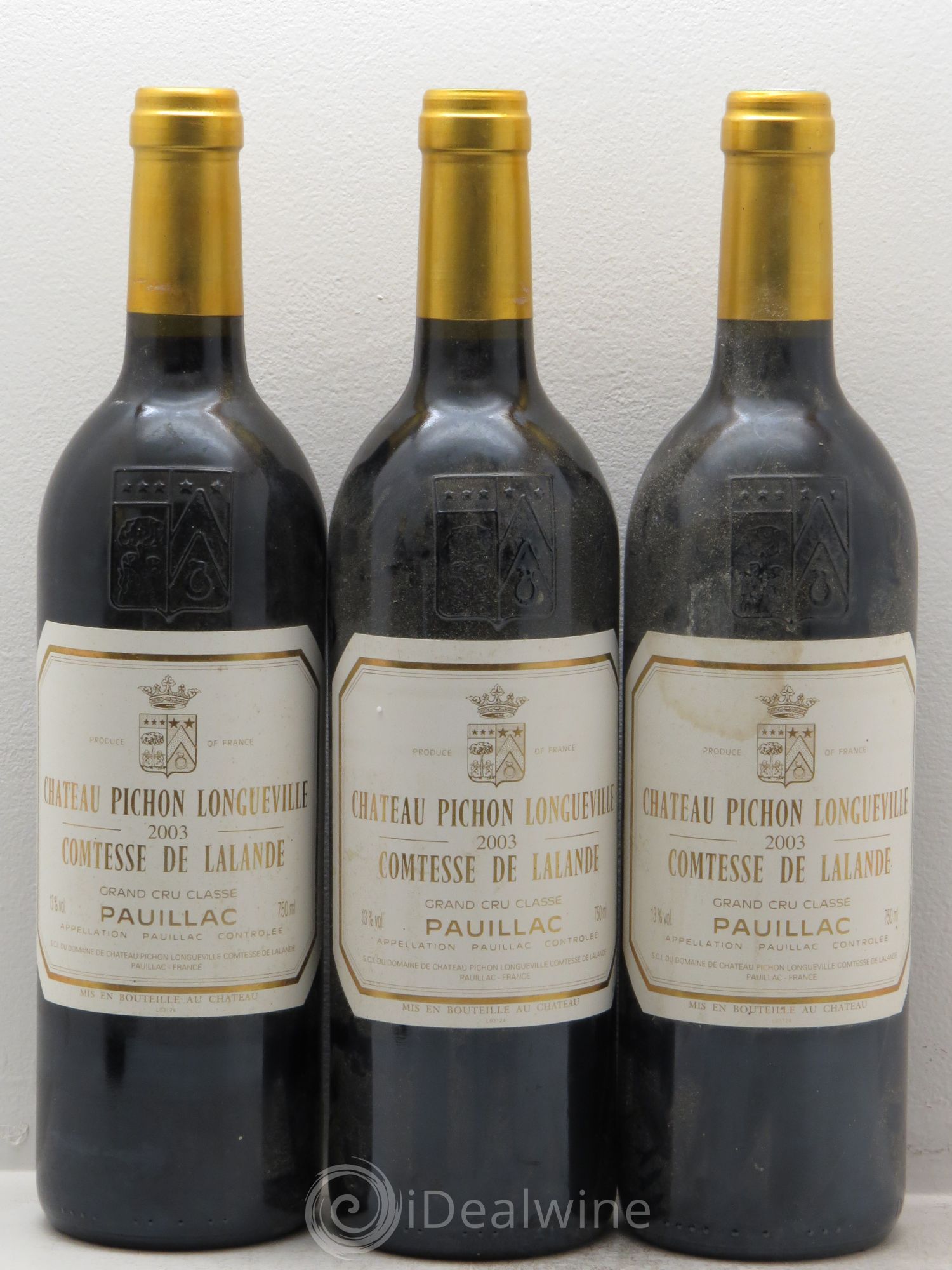 Château Pichon Longueville Comtesse de Lalande 2ème Grand Cru Classé 2003 - Lot de 12 bouteilles - 1