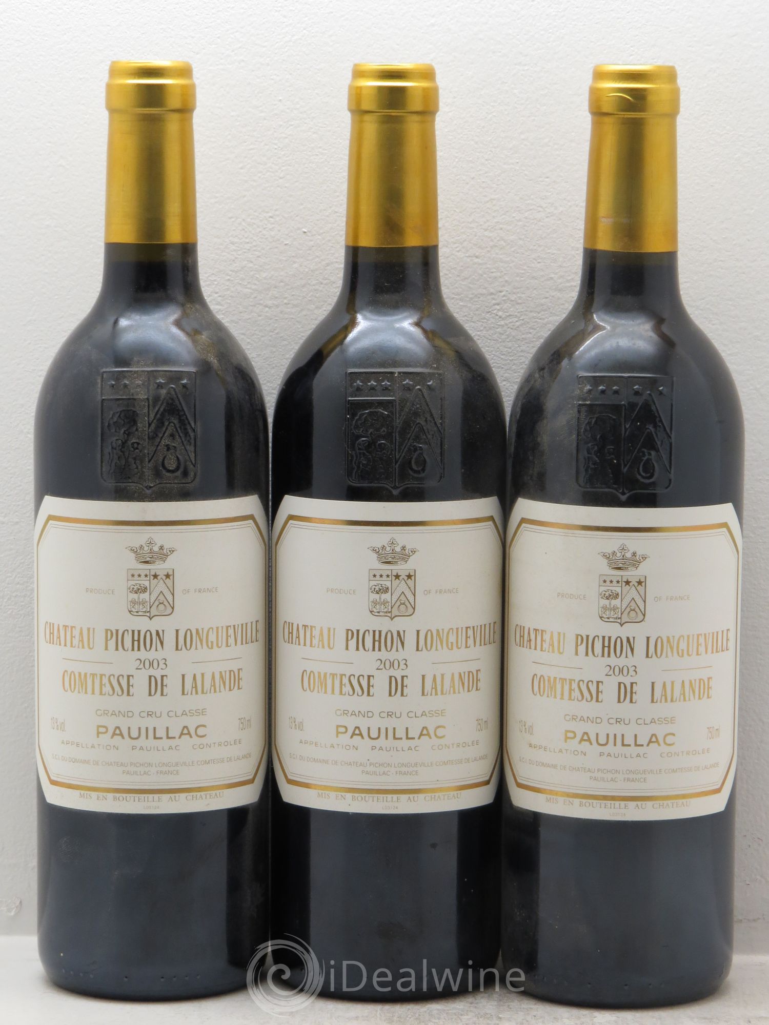 Château Pichon Longueville Comtesse de Lalande 2ème Grand Cru Classé 2003 - Lot de 12 bouteilles - 4