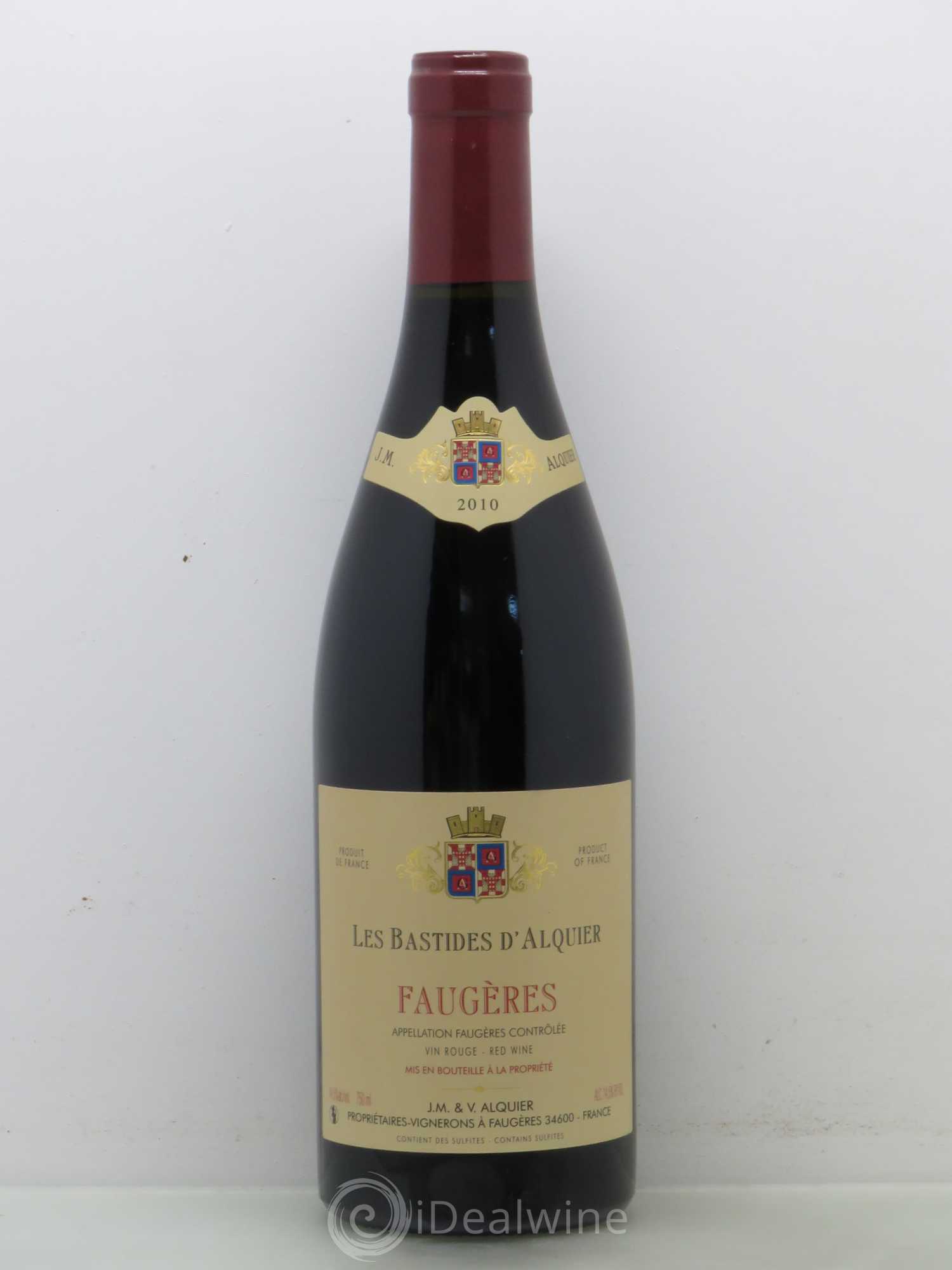 Faugères Domaine Jean-Michel Alquier Les Bastides d'Alquier 2010 - Lot de 1 bouteille - 0