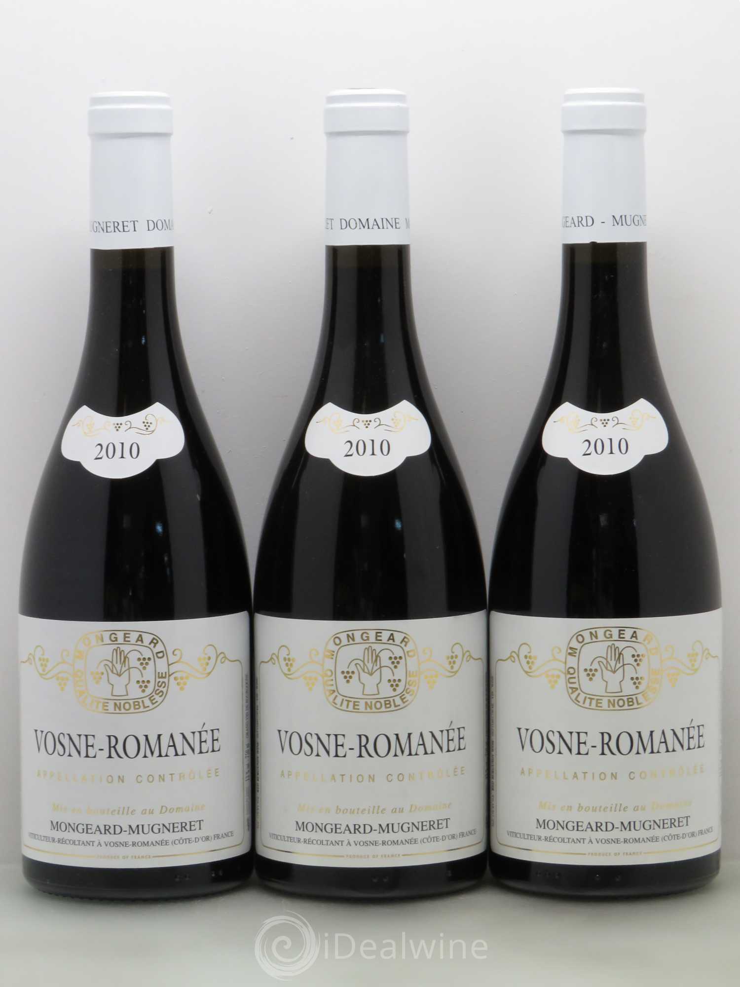 Vosne-Romanée Mongeard-Mugneret (Domaine) 2010 - Lot de 6 bouteilles - 1