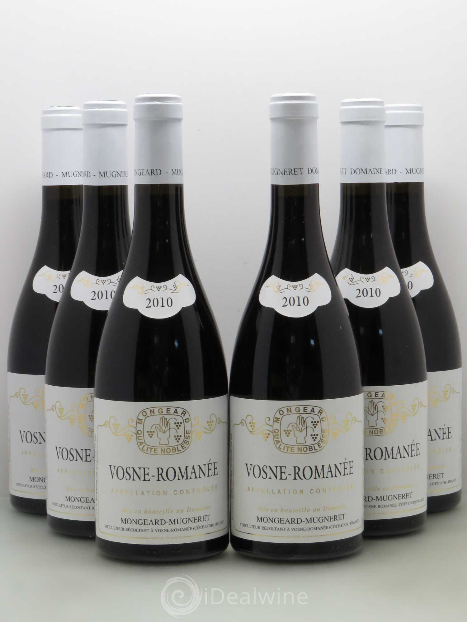 Vosne-Romanée Mongeard-Mugneret (Domaine) 2010 - Lot de 6 bouteilles - 0