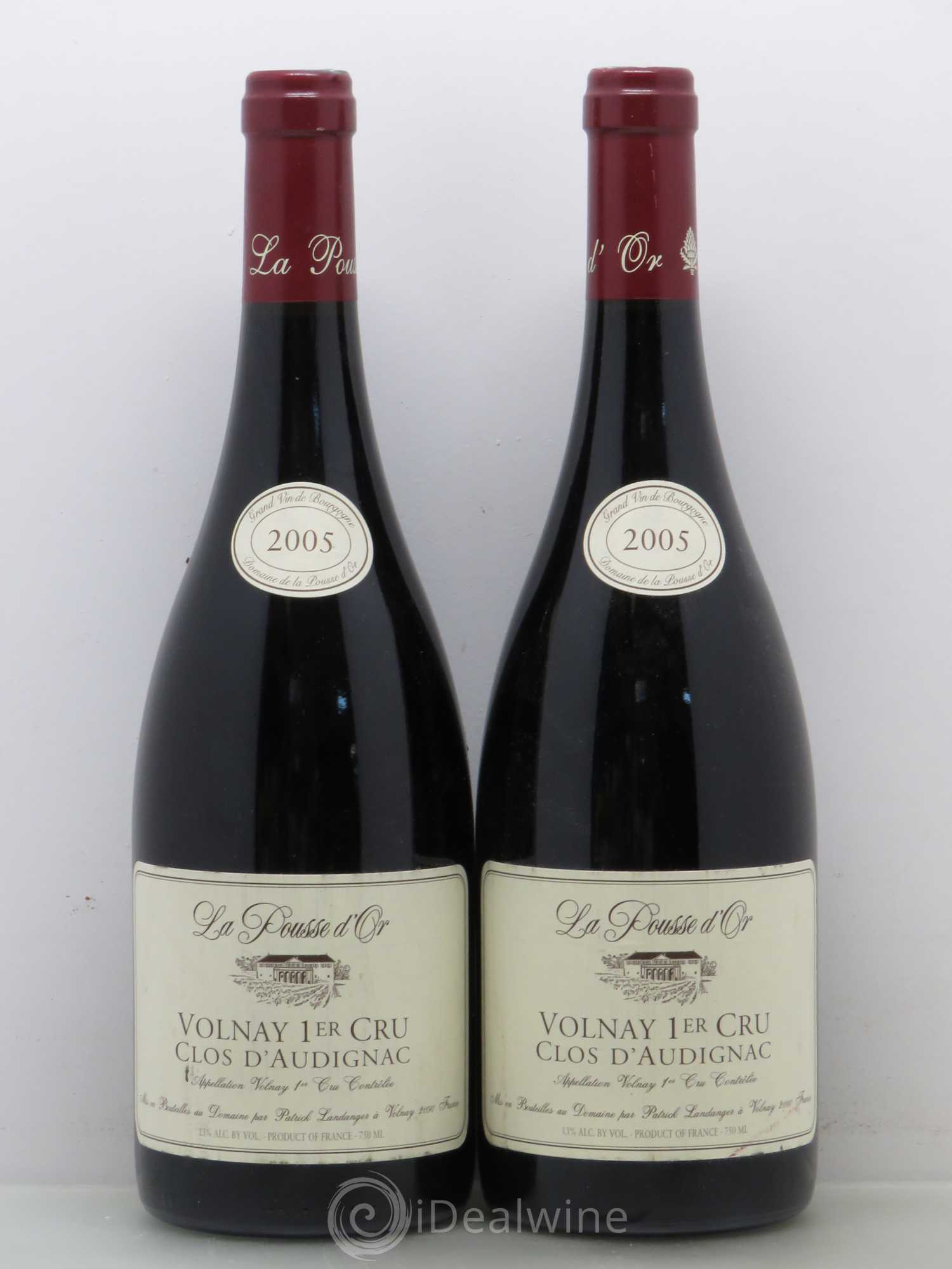 Volnay 1er Cru Clos d'Audignac La Pousse d'Or (Domaine de) 2005 - Lot de 2 bouteilles - 0