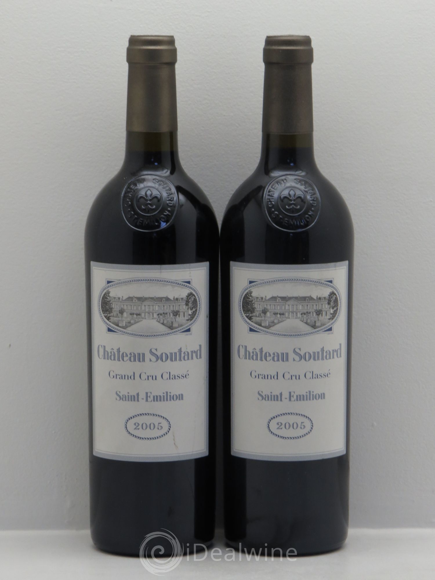 Château Soutard Grand Cru Classé 2005 - Lot de 2 bouteilles - 0