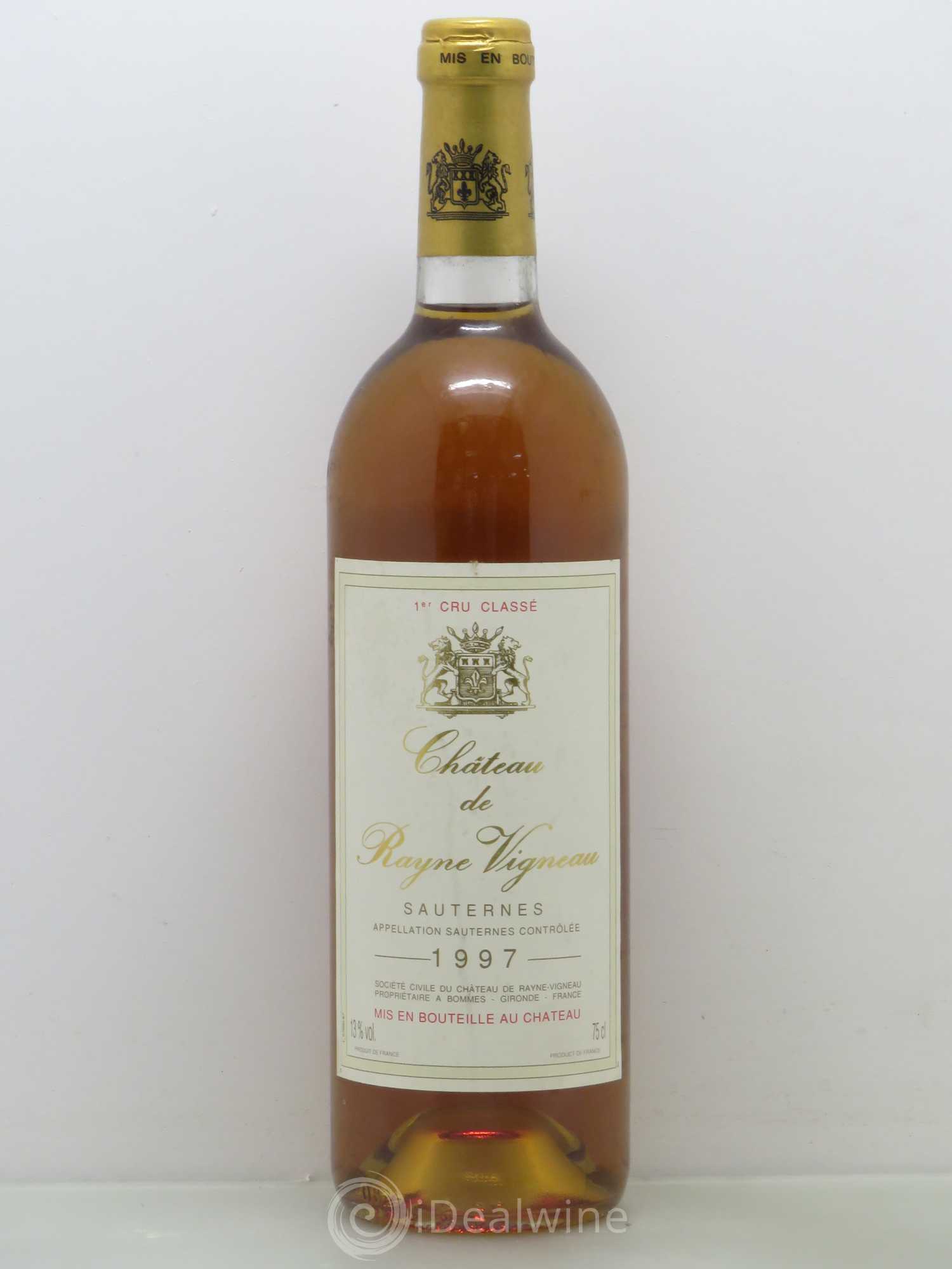 Château de Rayne Vigneau 1er Grand Cru Classé 1997 - Lotto di 1 bottiglia - 0