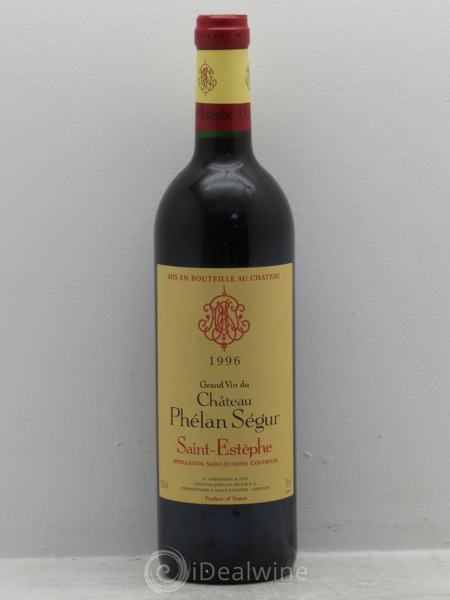 Château Phélan Ségur 1996 - Lot de 1 bouteille - 0