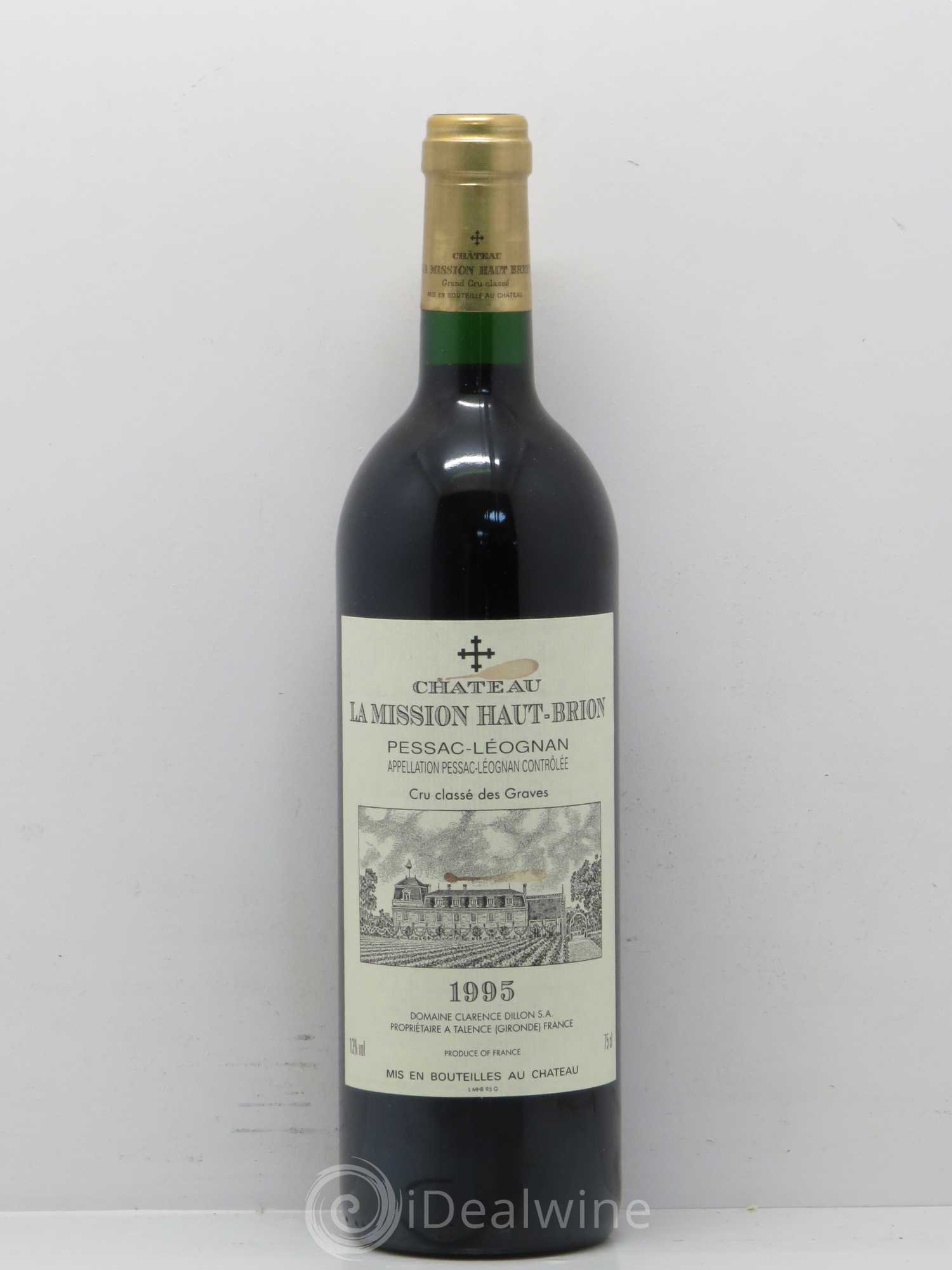 Château la Mission Haut-Brion Cru Classé de Graves 1995 - Lot de 1 bouteille - 0