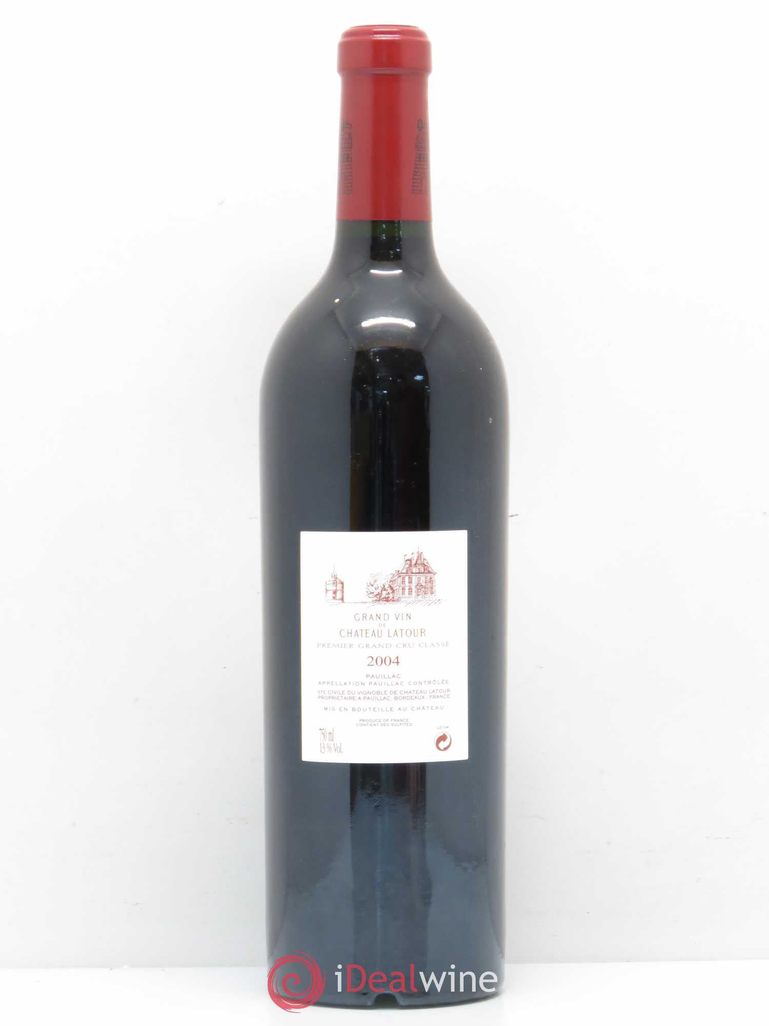 Château Latour 1er Grand Cru Classé 2004 - Lot de 1 bouteille - 1