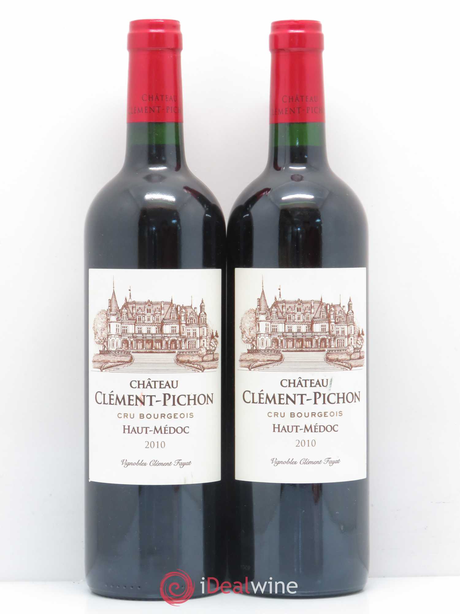 Château Clément-Pichon Cru Bourgeois 2010 - Lot de 2 bouteilles - 0