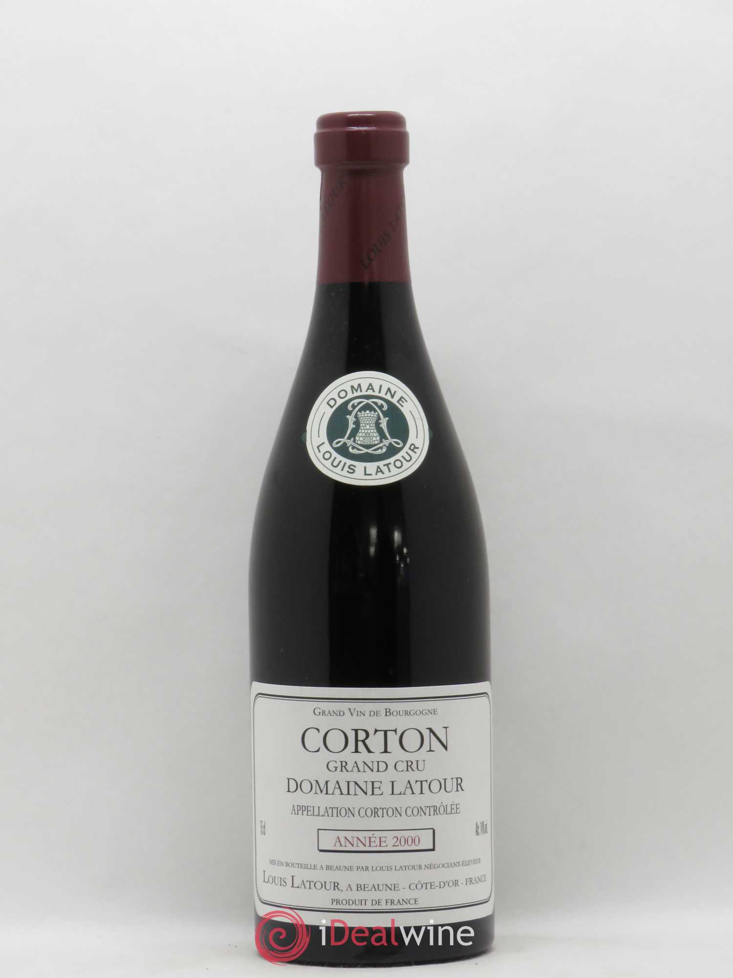 Corton Grand Cru Louis Latour 2000 - Lot de 1 bouteille - 0