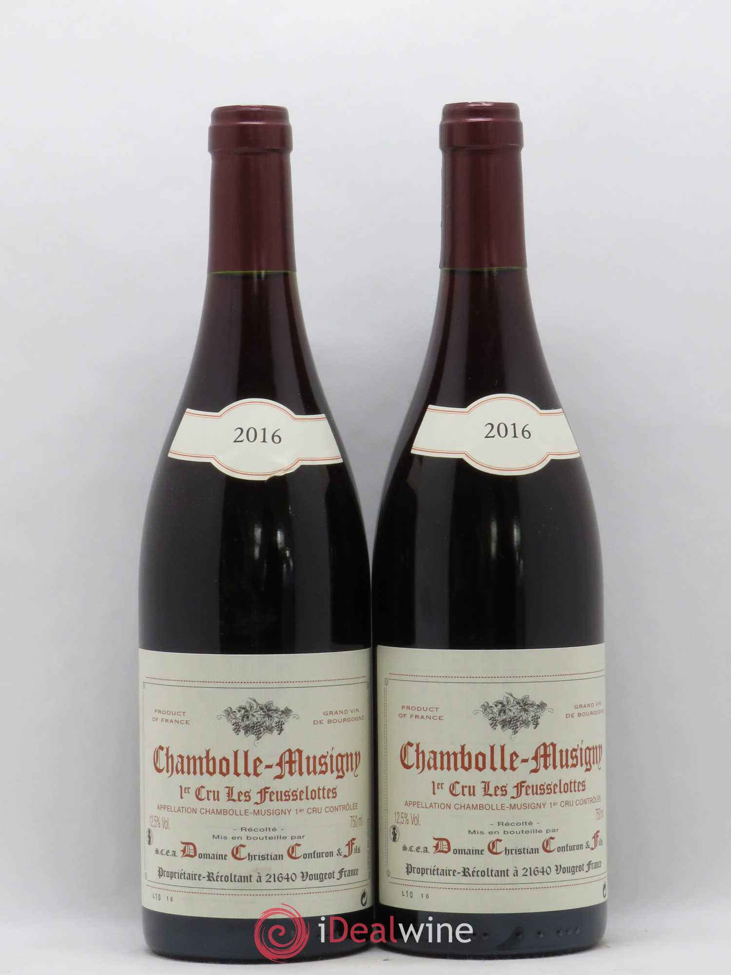 Chambolle-Musigny 1er Cru Les Feusselottes Domaine Christian Confuron et Fils 2016 - Posten von 2 Flaschen - 0