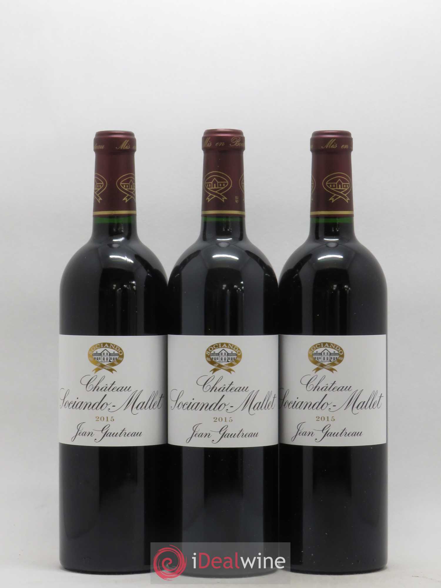 Château Sociando Mallet 2015 - Lot de 6 bouteilles - 1