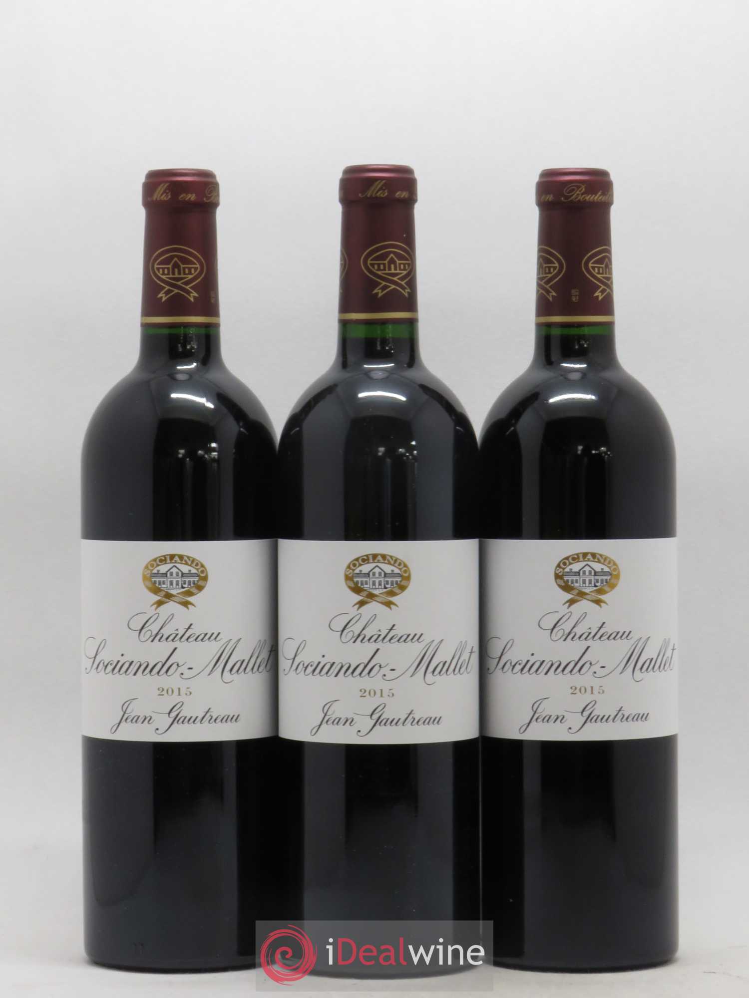 Château Sociando Mallet 2015 - Lot de 6 bouteilles - 2