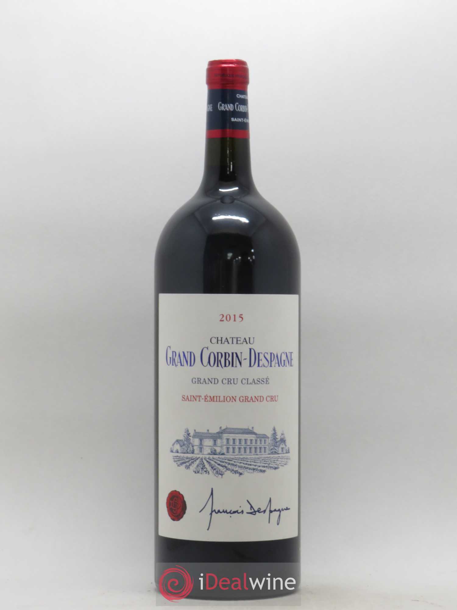 Château Grand Corbin Despagne Grand Cru Classé 2015 - Lot de 1 magnum - 0