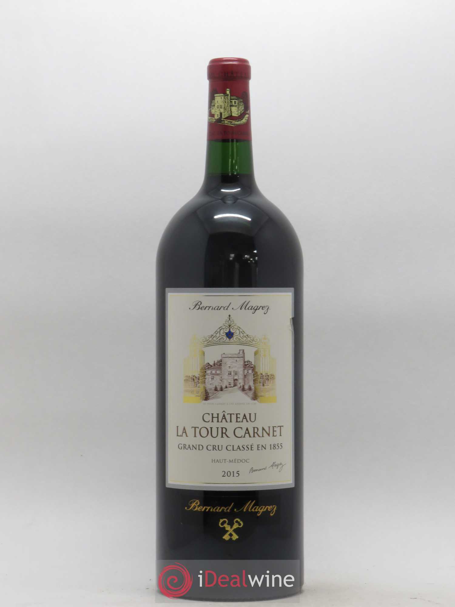 Château la Tour Carnet 4ème Grand Cru Classé 2015 - Lot de 1 magnum - 0