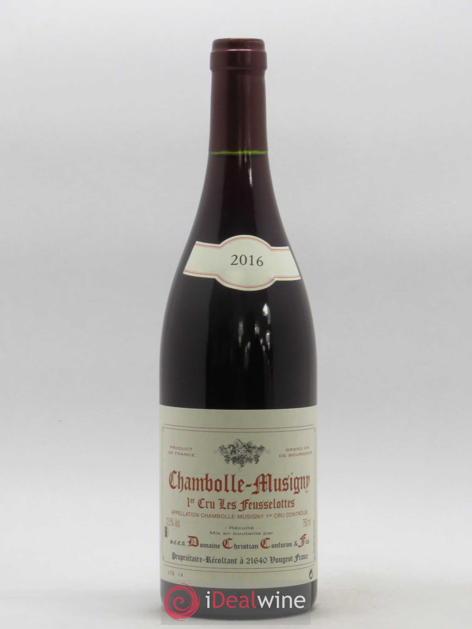 Chambolle-Musigny 1er Cru Les Feusselottes Christian Confuron 2016 - Lot de 1 bouteille - 0