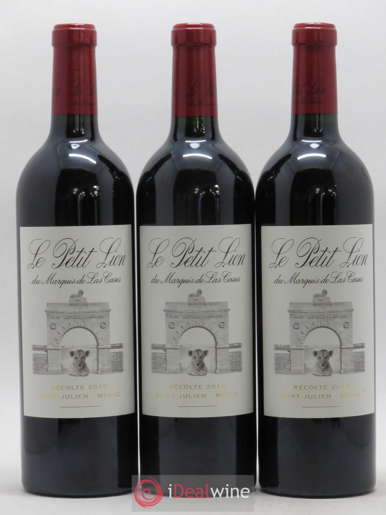Le Petit Lion du Marquis de Las Cases Second Vin 2015 - Lot de 3 bouteilles - 0