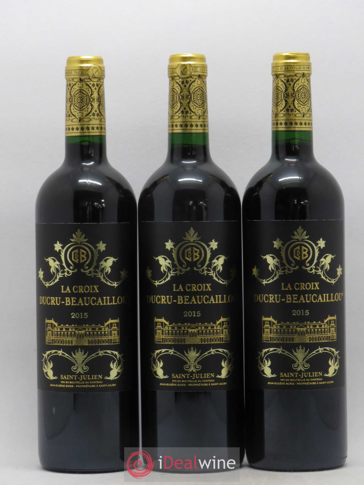 La Croix de Beaucaillou Second Vin 2015 - Lot de 3 bouteilles - 0