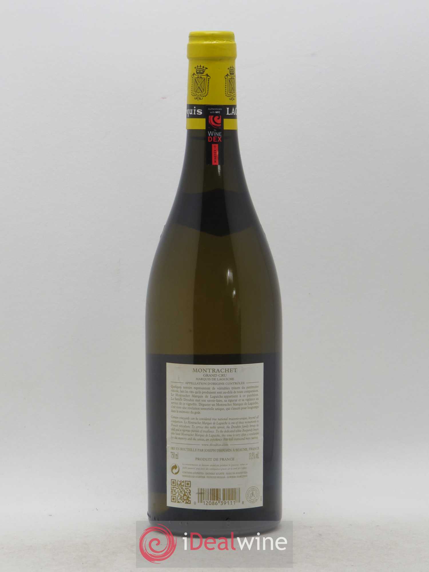 Montrachet Grand Cru Marquis de Laguiche Joseph Drouhin 2009 - Lot de 1 bouteille - 1