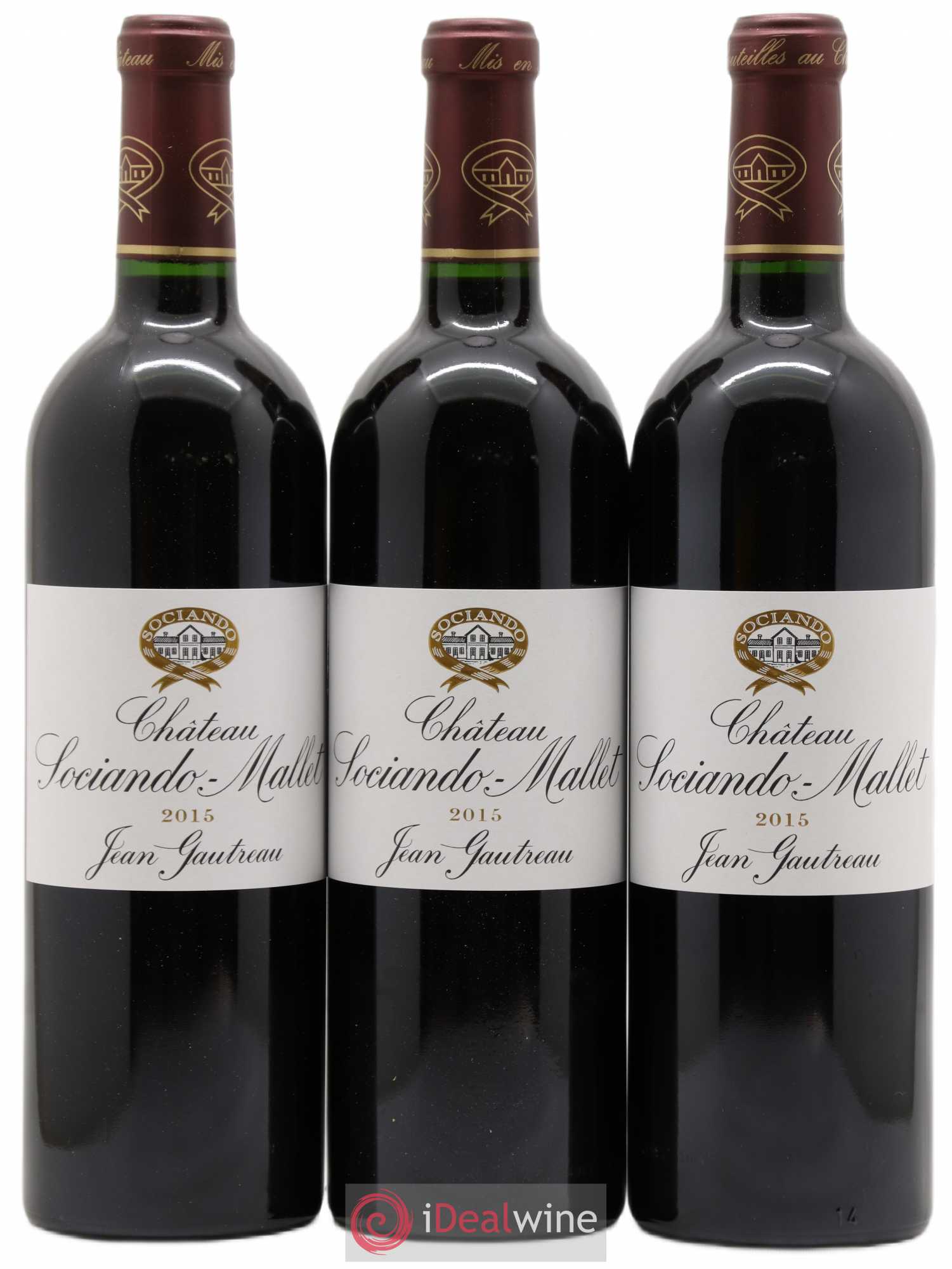 Château Sociando Mallet (sans prix de réserve) 2015 - Lot de 6 bouteilles - 2