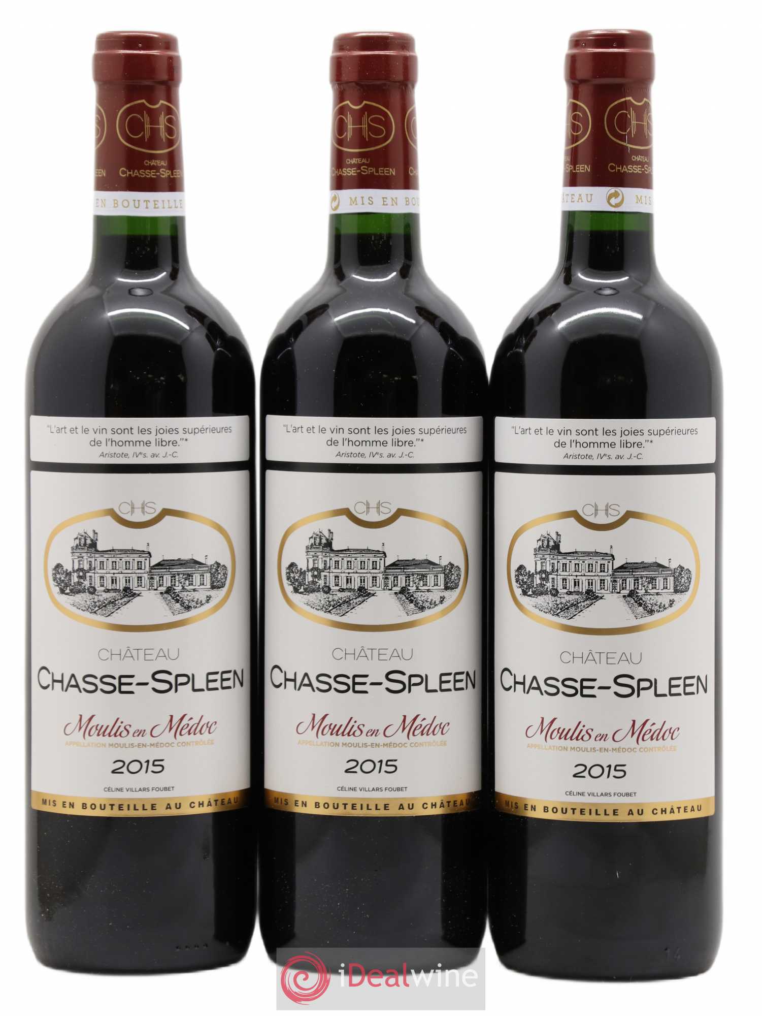 Château Chasse Spleen (sans prix de réserve) 2015 - Lot de 6 bouteilles - 1