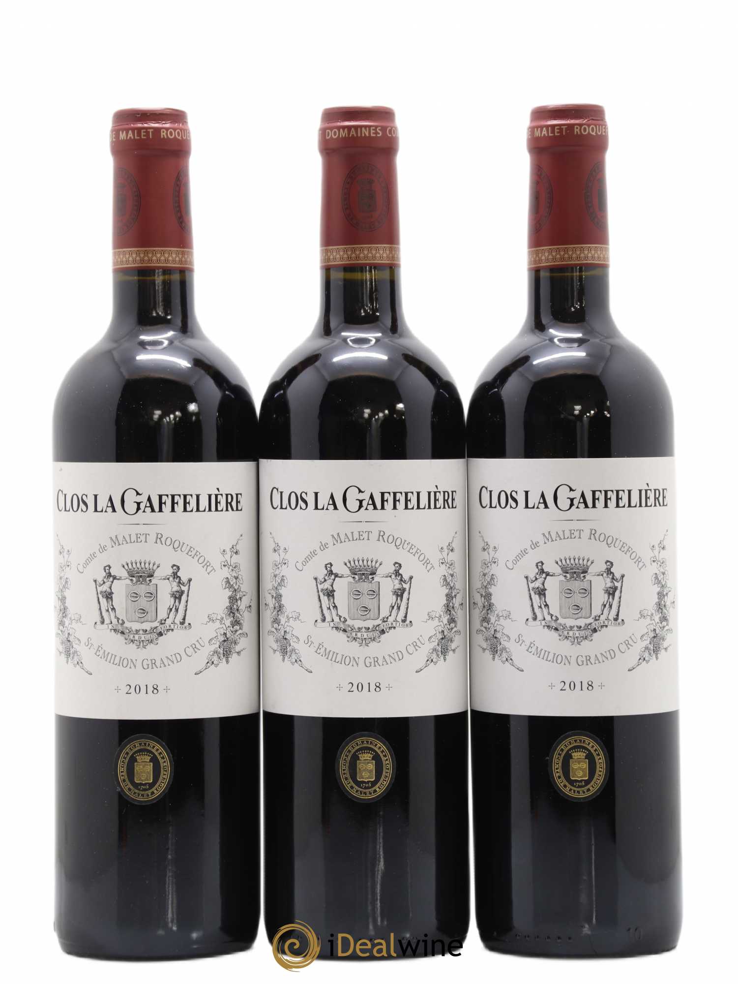 Saint-Émilion Grand Cru Clos La Gaffelière 2018 - Posten von 3 Flaschen - 0