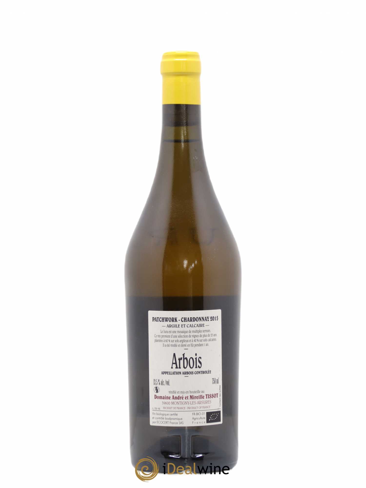 Arbois Patchwork Bénédicte et Stéphane Tissot 2015 - Lot de 1 bouteille - 1