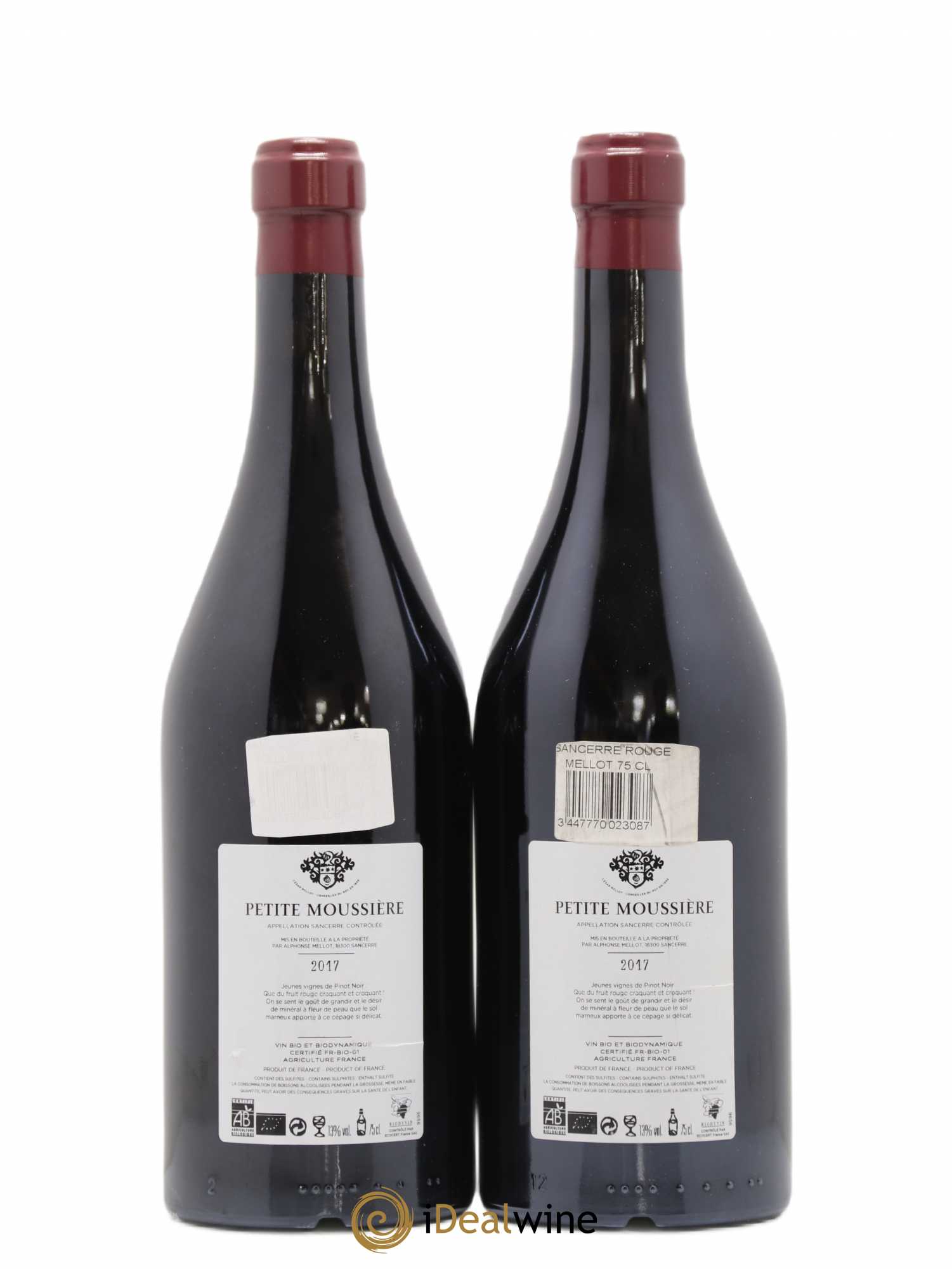 Sancerre La Petite Moussière Alphonse Mellot 2017 - Lot de 2 bouteilles - 1