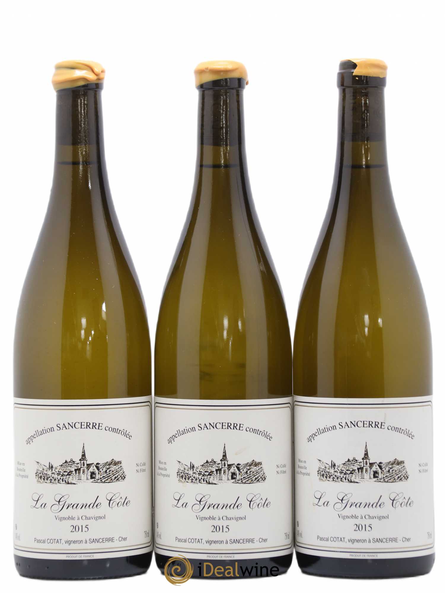 Sancerre La Grande Côte Pascal Cotat 2015 - Lot de 3 bouteilles - 0